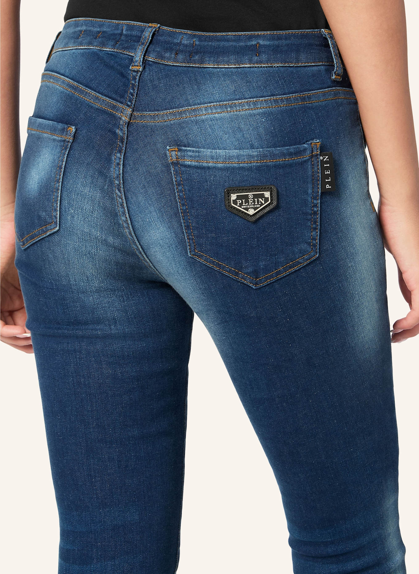 PHILIPP PLEIN PHILIPP PLEIN Jeggings: DUNKELBLAU