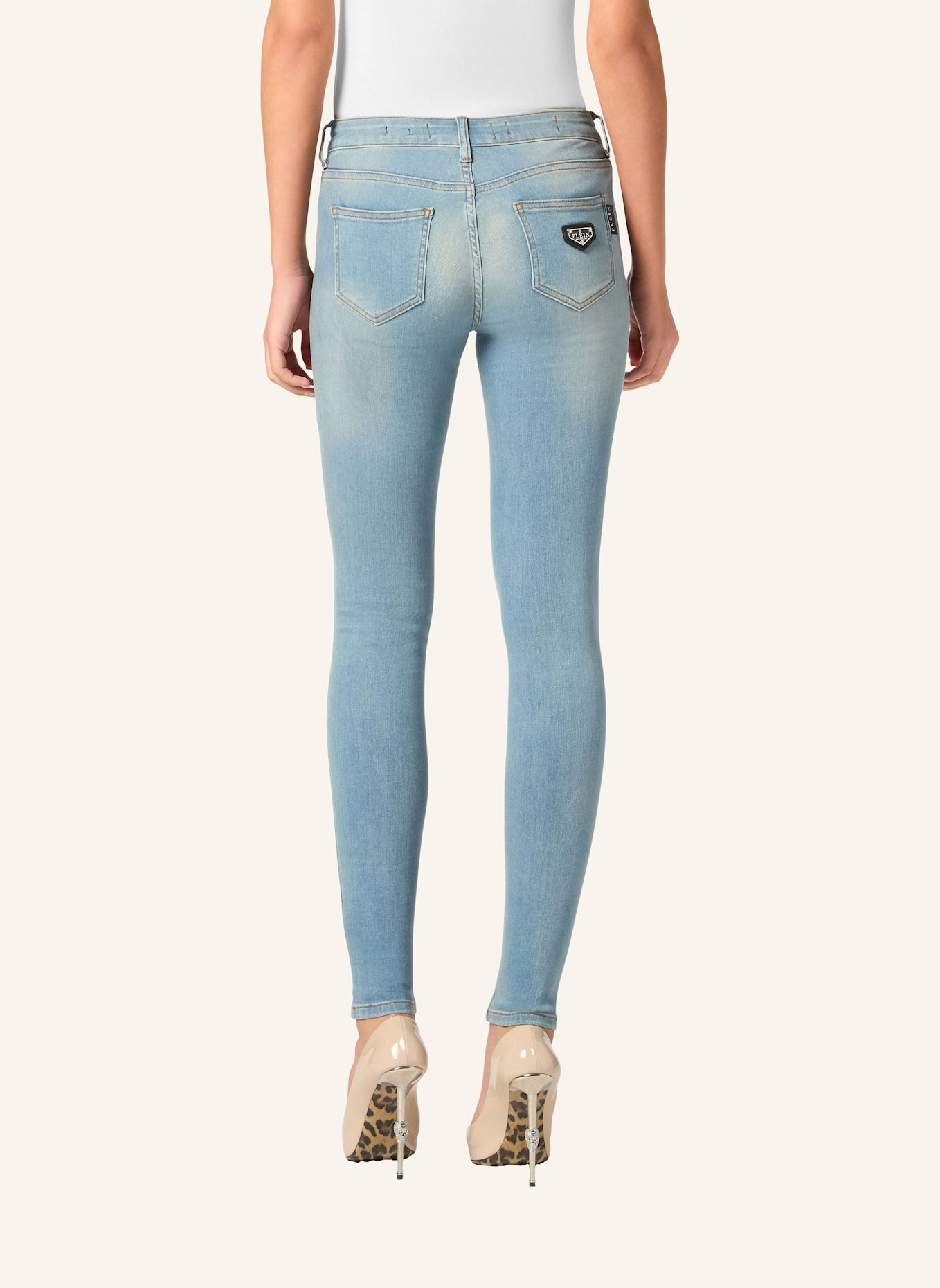 PHILIPP PLEIN PHILIPP PLEIN Jeggings: BLAU