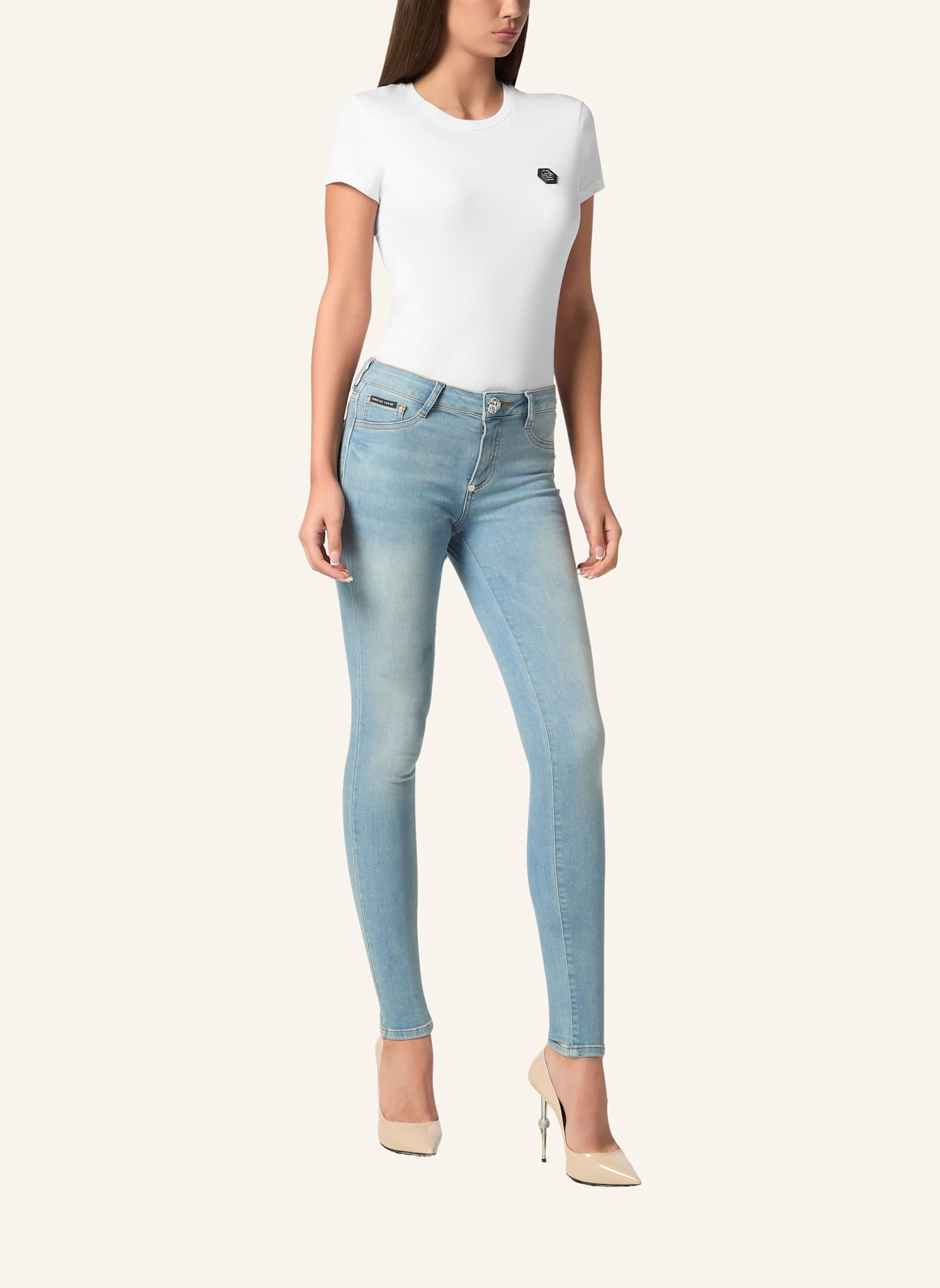 PHILIPP PLEIN PHILIPP PLEIN Jeggings: BLAU