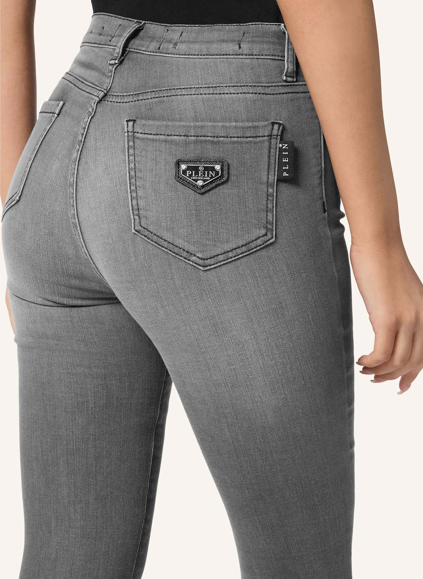 PHILIPP PLEIN PHILIPP PLEIN Jeggings: HELLGRAU