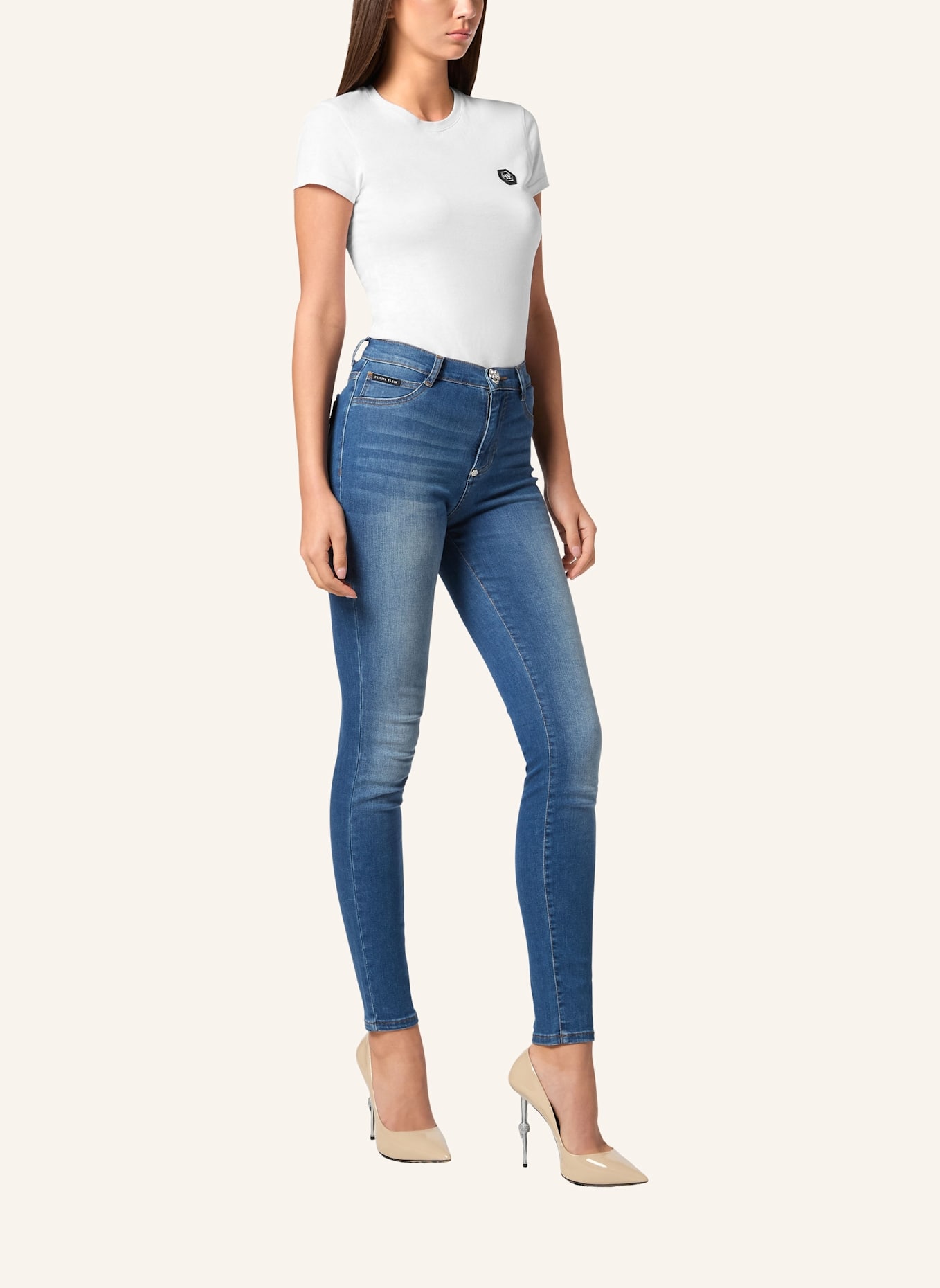 PHILIPP PLEIN PHILIPP PLEIN Jeggings: DUNKELBLAU