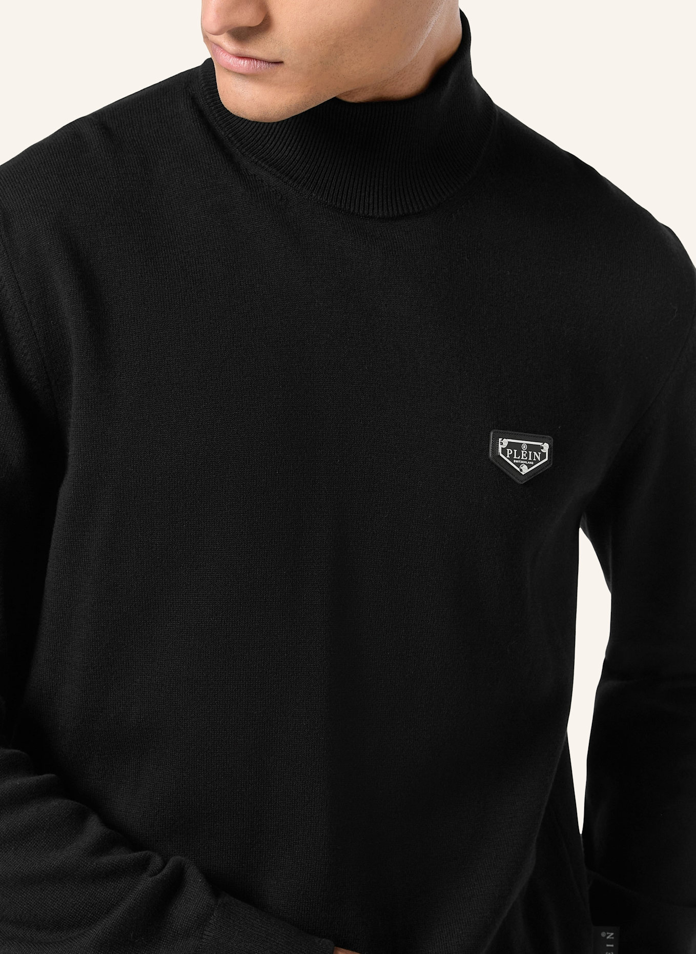 PHILIPP PLEIN PHILIPP PLEIN Rollkragenpullover: SCHWARZ