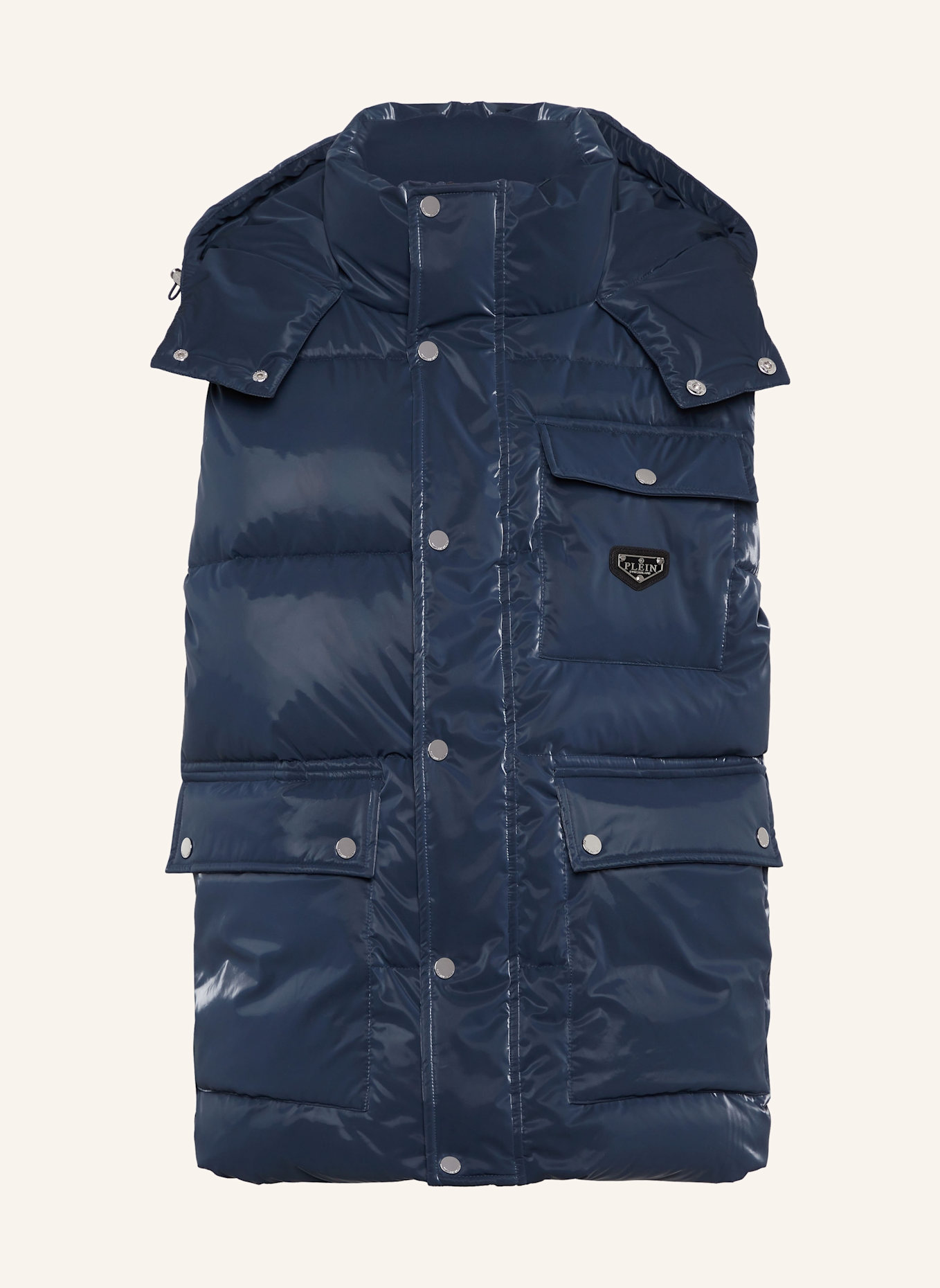PHILIPP PLEIN PHILIPP PLEIN Daunenweste: DUNKELBLAU