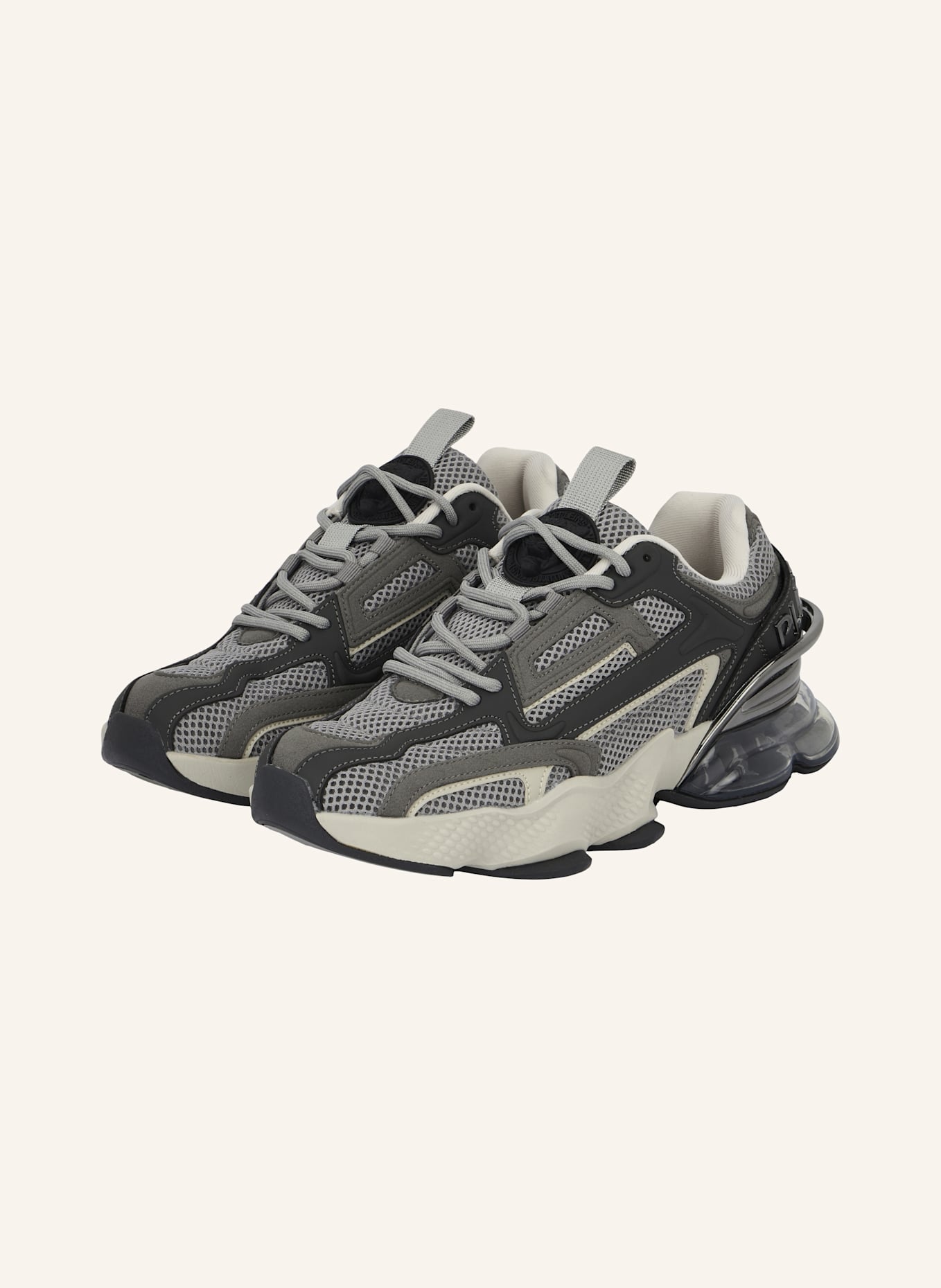 PLEIN SPORT Runner Sneaker PS: GRAU/ DUNKELGRAU
