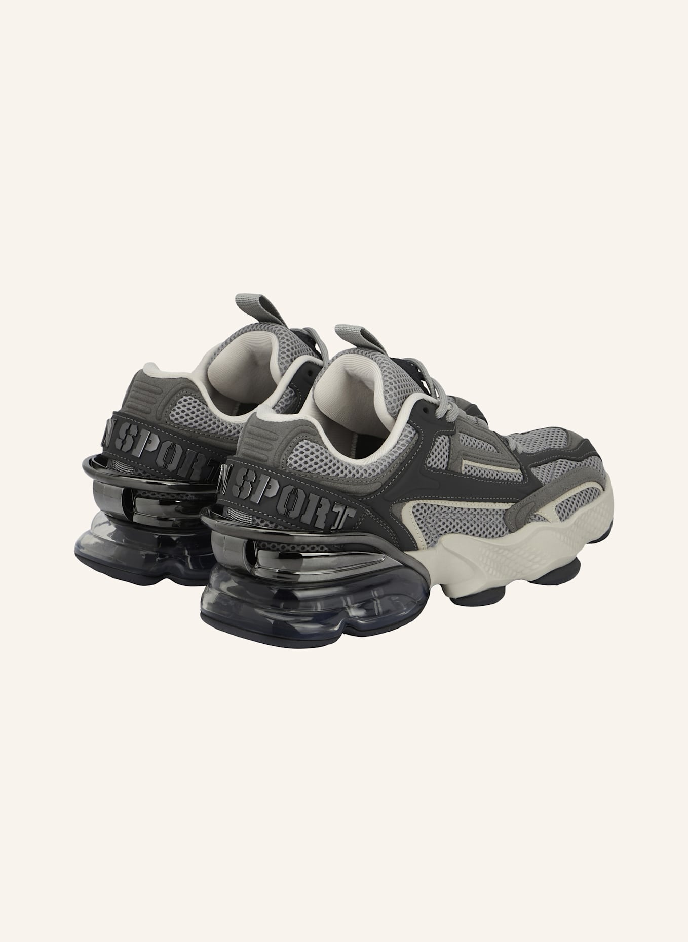 PLEIN SPORT Runner Sneaker PS: GRAU/ DUNKELGRAU