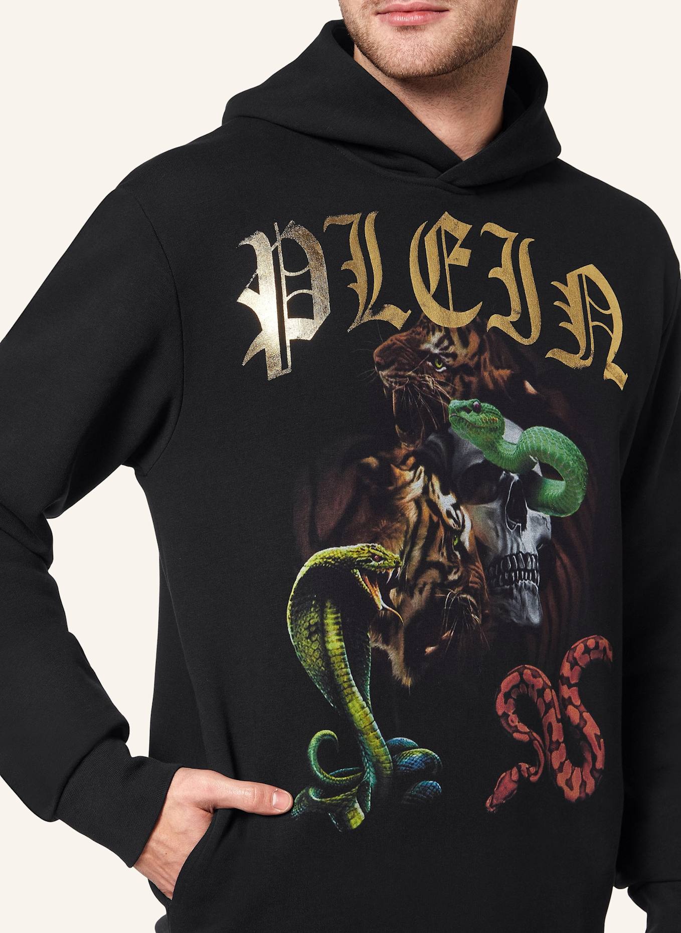 PHILIPP PLEIN PHILIPP PLEIN Hoodie: SCHWARZ