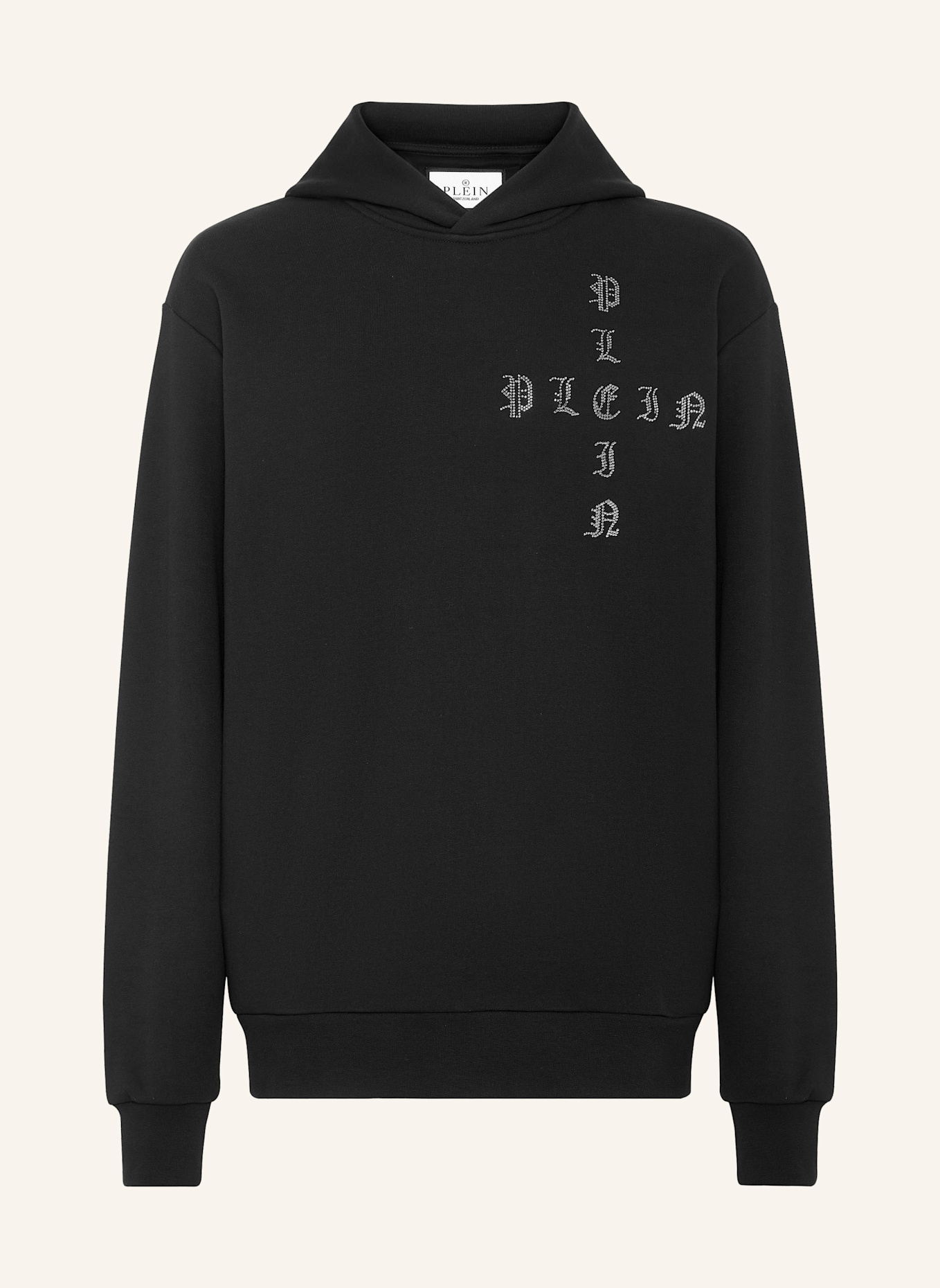 PHILIPP PLEIN PHILIPP PLEIN Hoodie GOTHIC PLEIN: SCHWARZ