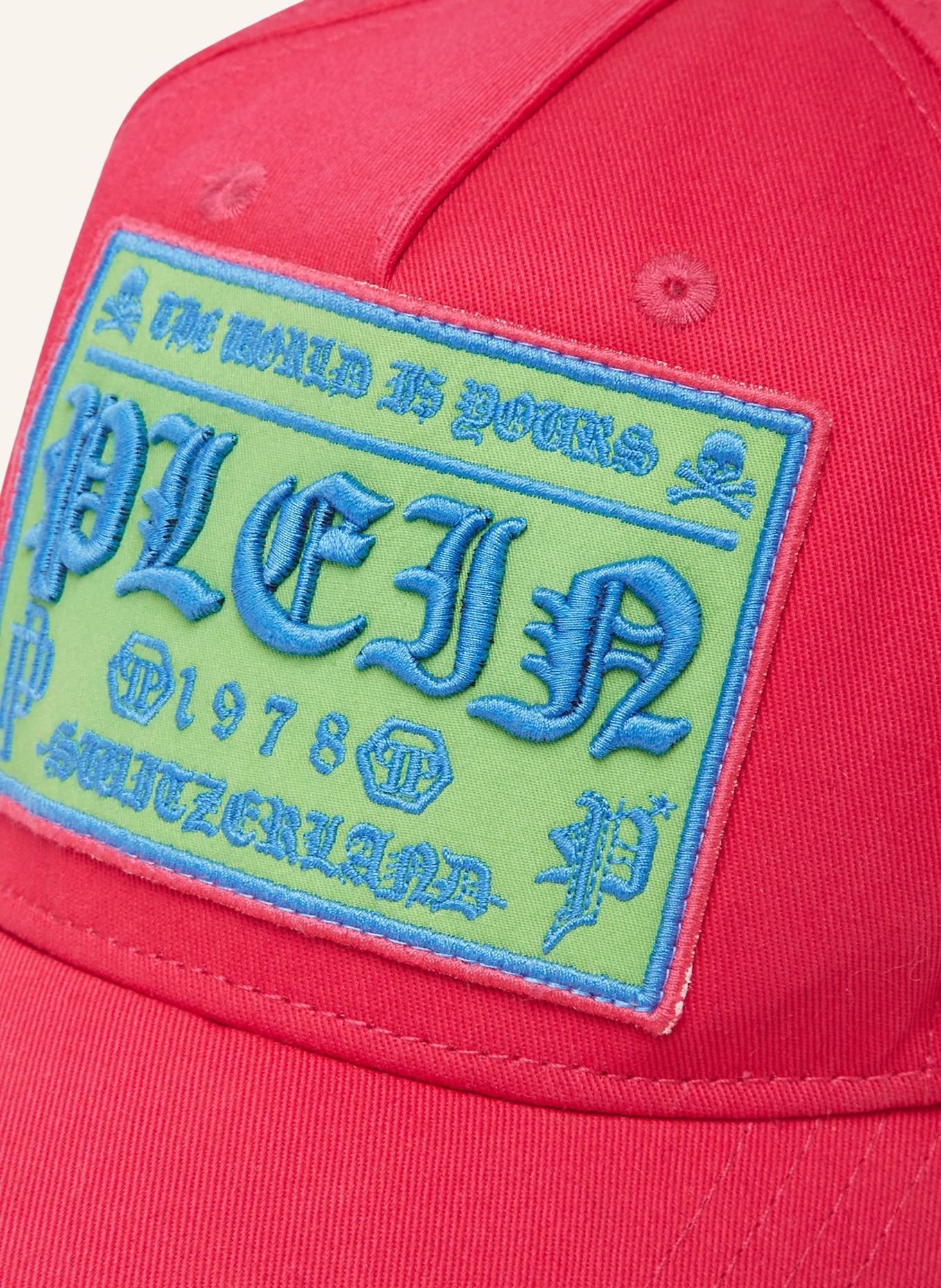 PHILIPP PLEIN Baseballkappe GOTHIC PLEIN: FUCHSIA