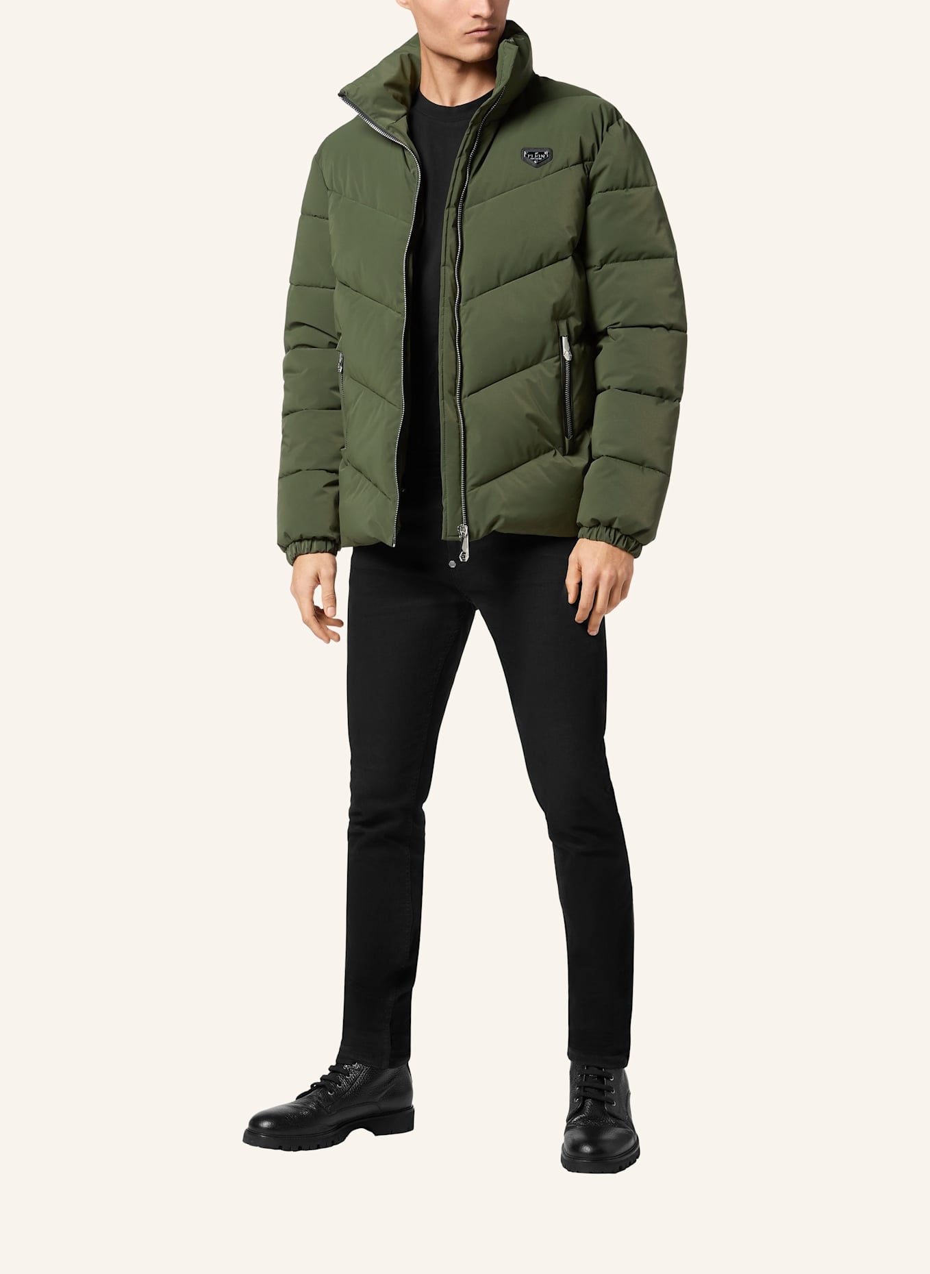 PHILIPP PLEIN PHILIPP PLEIN Jacke: DUNKELGRÜN