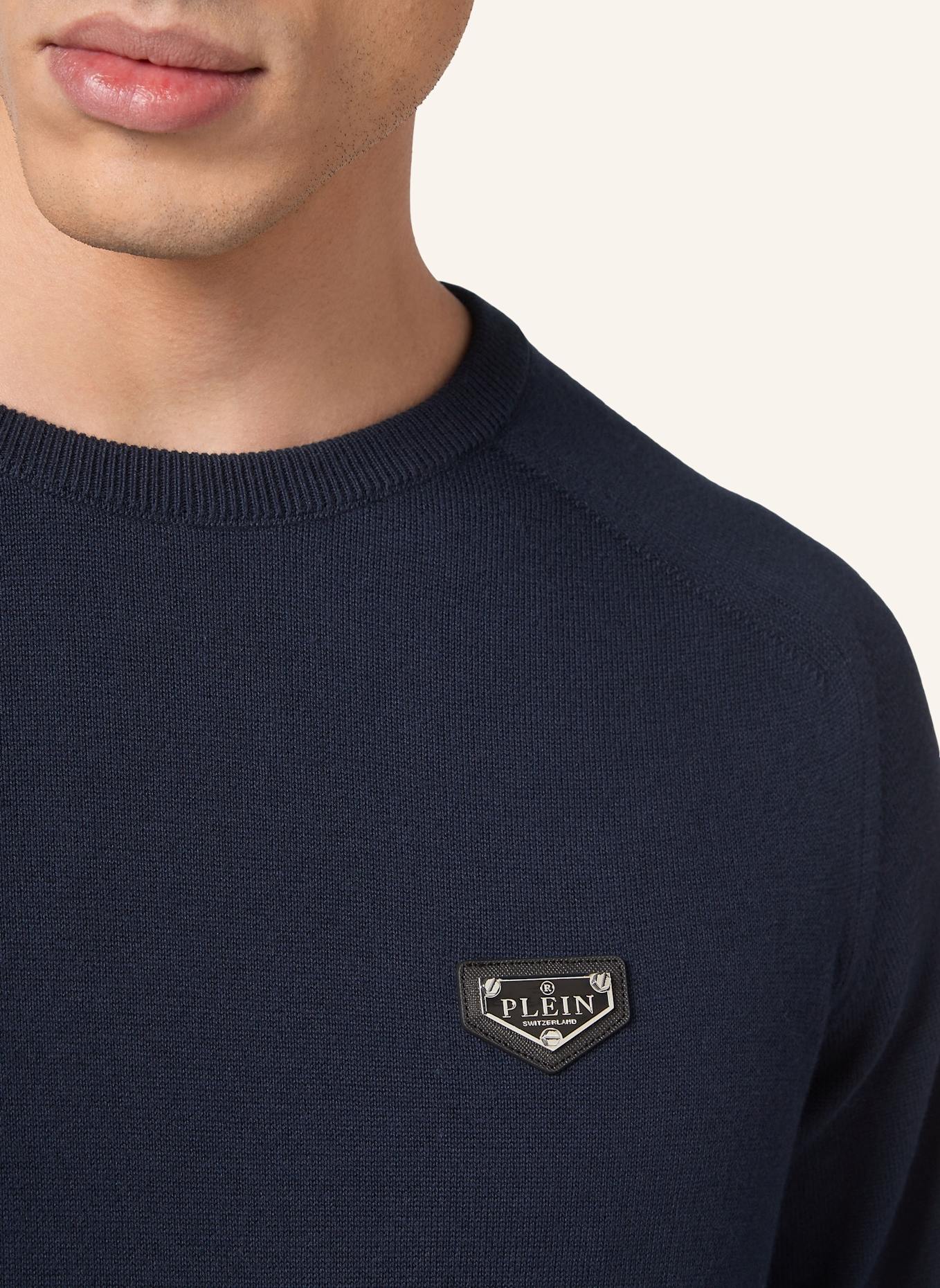 PHILIPP PLEIN PHILIPP PLEIN Rundhalspullover: DUNKELBLAU