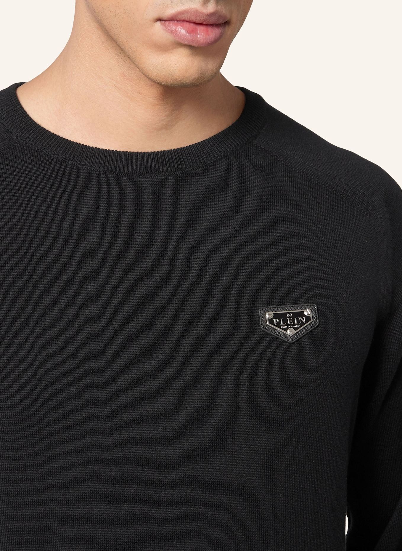 PHILIPP PLEIN PHILIPP PLEIN Rundhalspullover: SCHWARZ