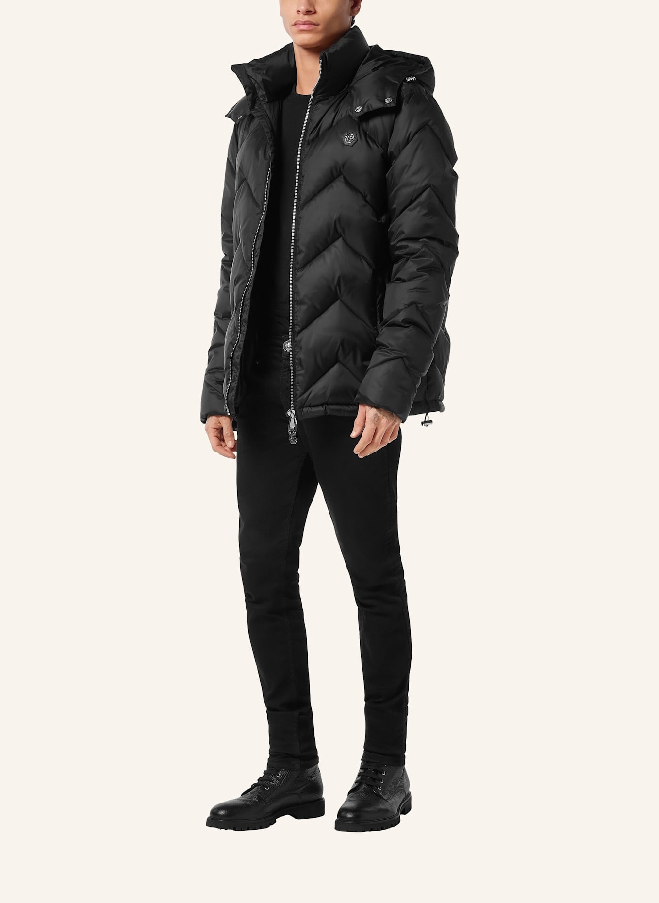 PHILIPP PLEIN Jacke: SCHWARZ