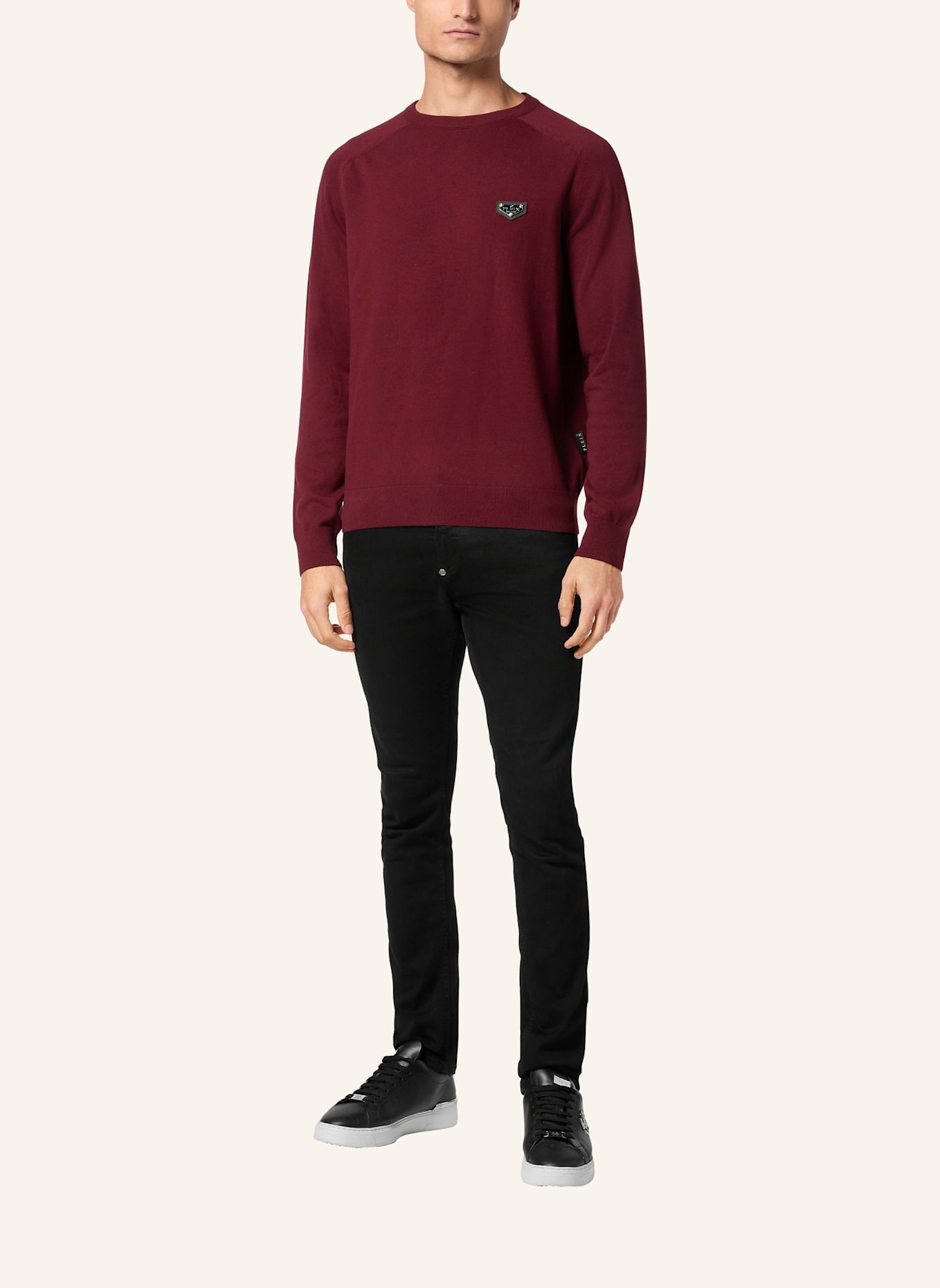 PHILIPP PLEIN PHILIPP PLEIN Rundhalspullover: ROT