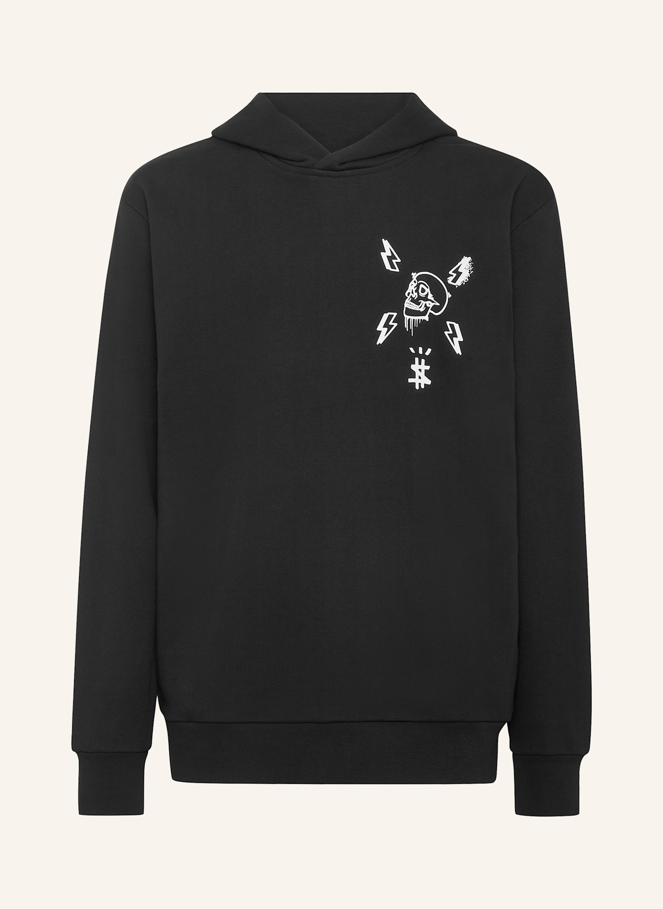 PHILIPP PLEIN PHILIPP PLEIN Hoodie HEXAGON: SCHWARZ