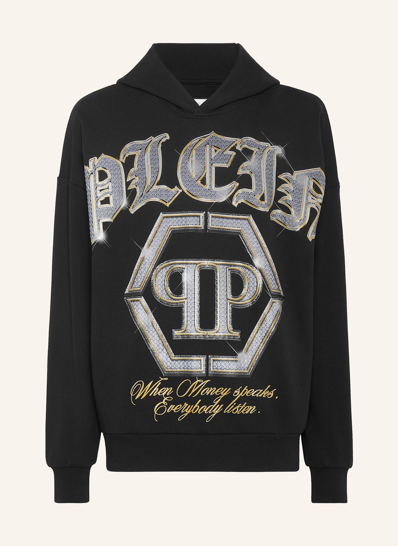 PHILIPP PLEIN PHILIPP PLEIN Hoodie: SCHWARZ