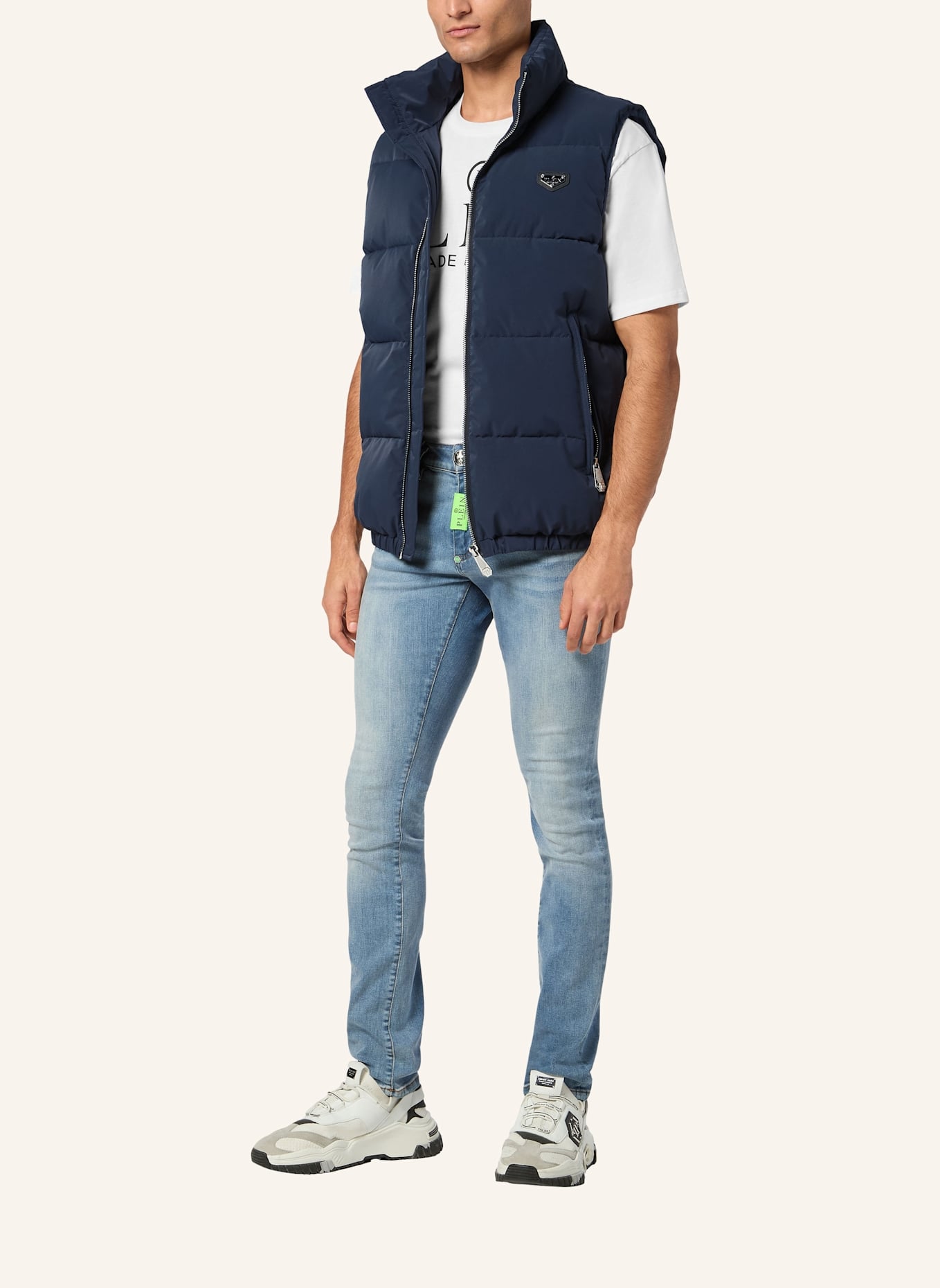 PHILIPP PLEIN PHILIPP PLEIN Daunenweste: DUNKELBLAU