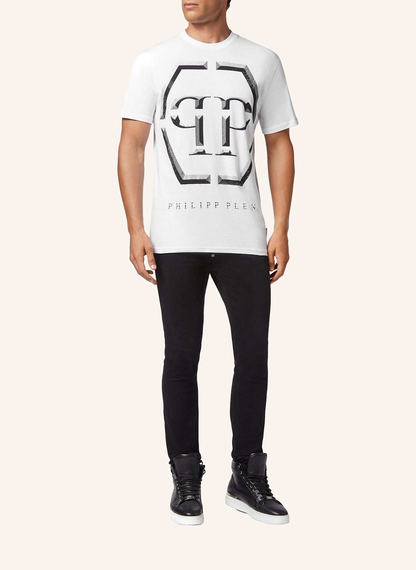 PHILIPP PLEIN PHILIPP PLEIN T-Shirt: WEISS