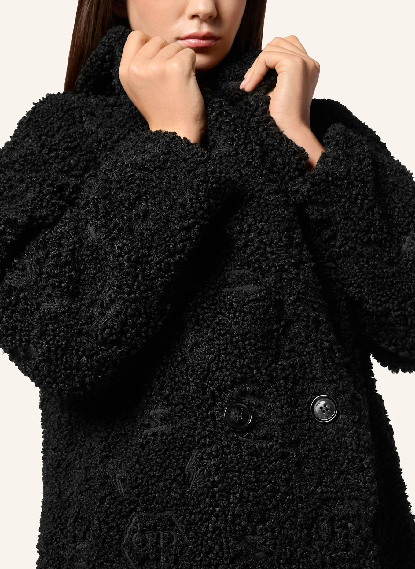 PHILIPP PLEIN PHILIPP PLEIN Mantel MONOGRAM: SCHWARZ