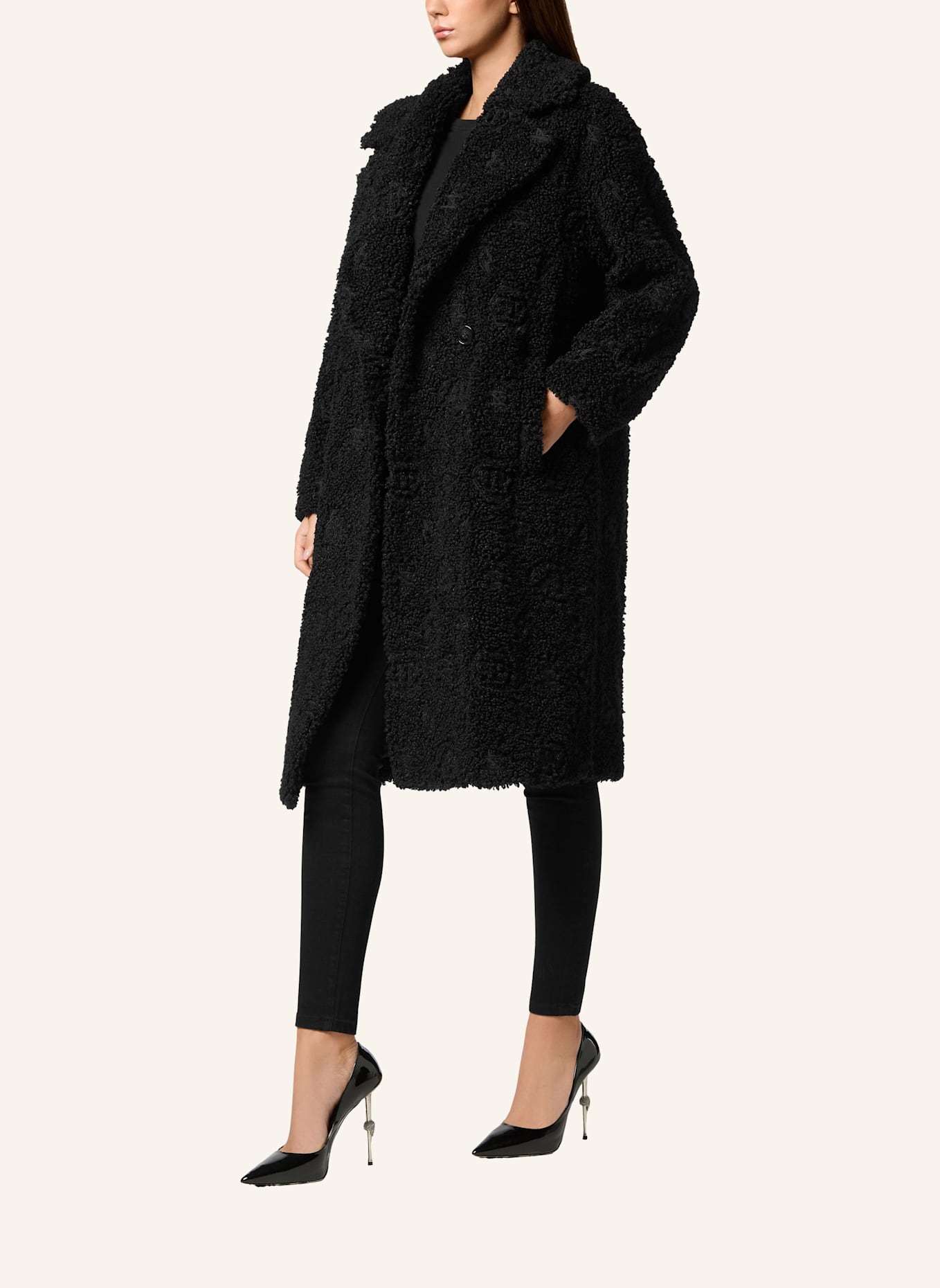 PHILIPP PLEIN PHILIPP PLEIN Mantel MONOGRAM: SCHWARZ