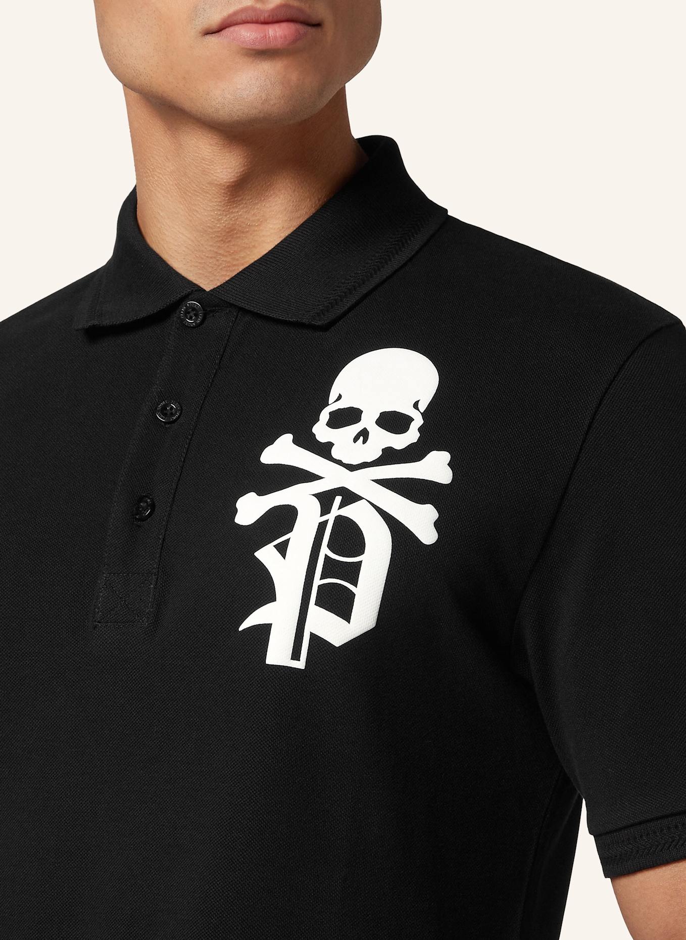 PHILIPP PLEIN PHILIPP PLEIN Poloshirt SKULL&BONES: SCHWARZ