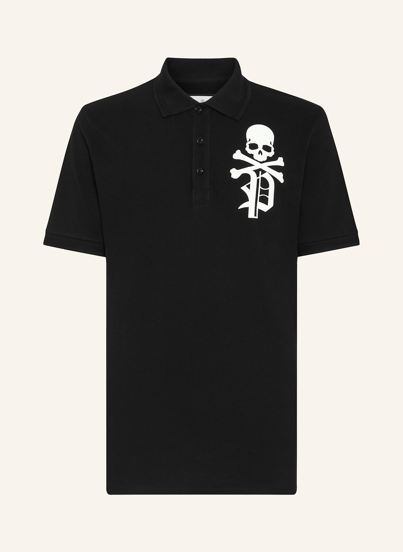 PHILIPP PLEIN PHILIPP PLEIN Poloshirt SKULL&BONES: SCHWARZ