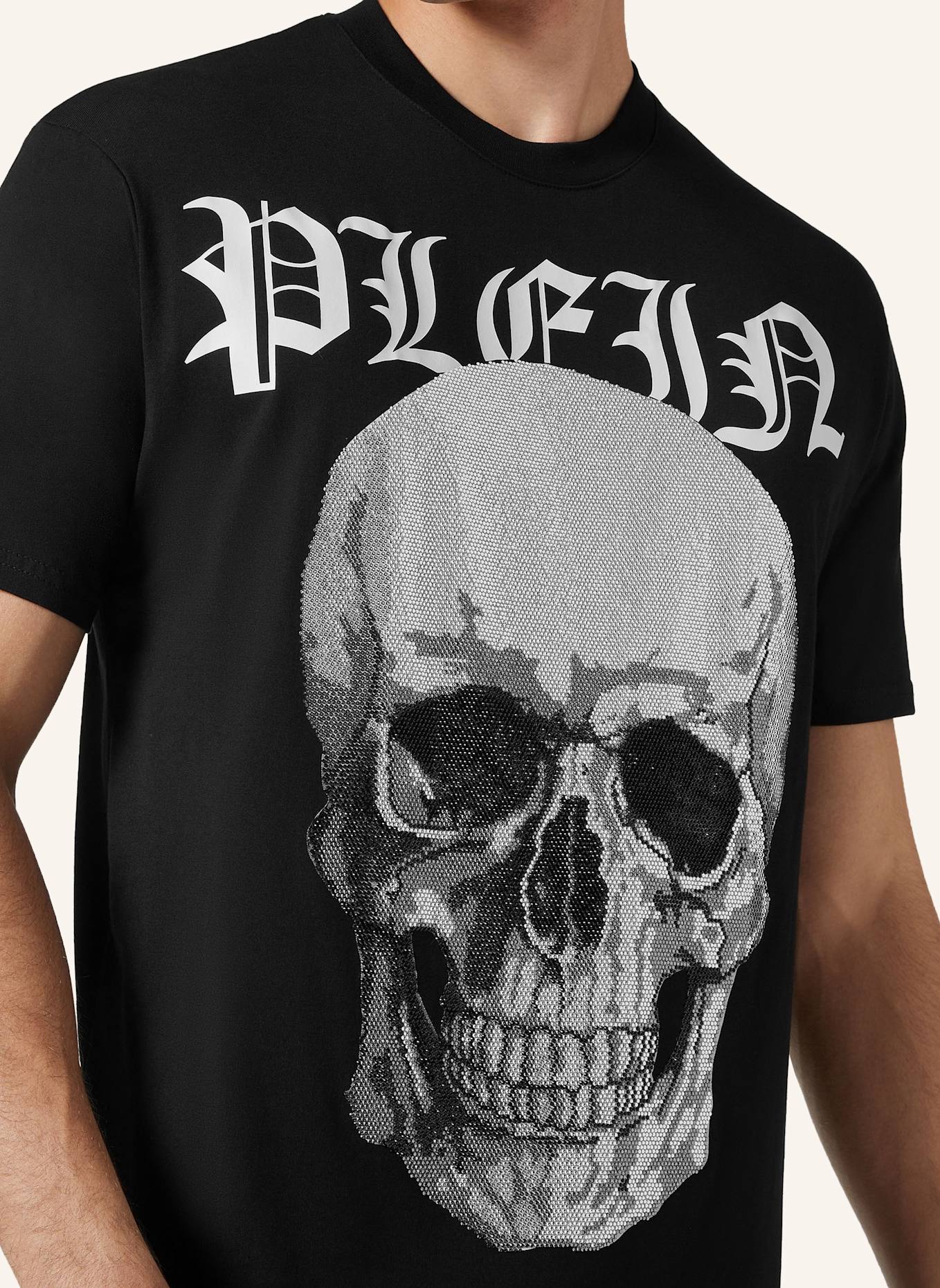 PHILIPP PLEIN PHILIPP PLEIN T-Shirt SKULL: SCHWARZ