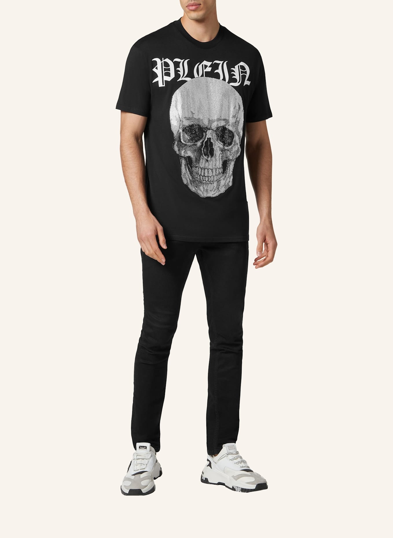 PHILIPP PLEIN PHILIPP PLEIN T-Shirt SKULL: SCHWARZ