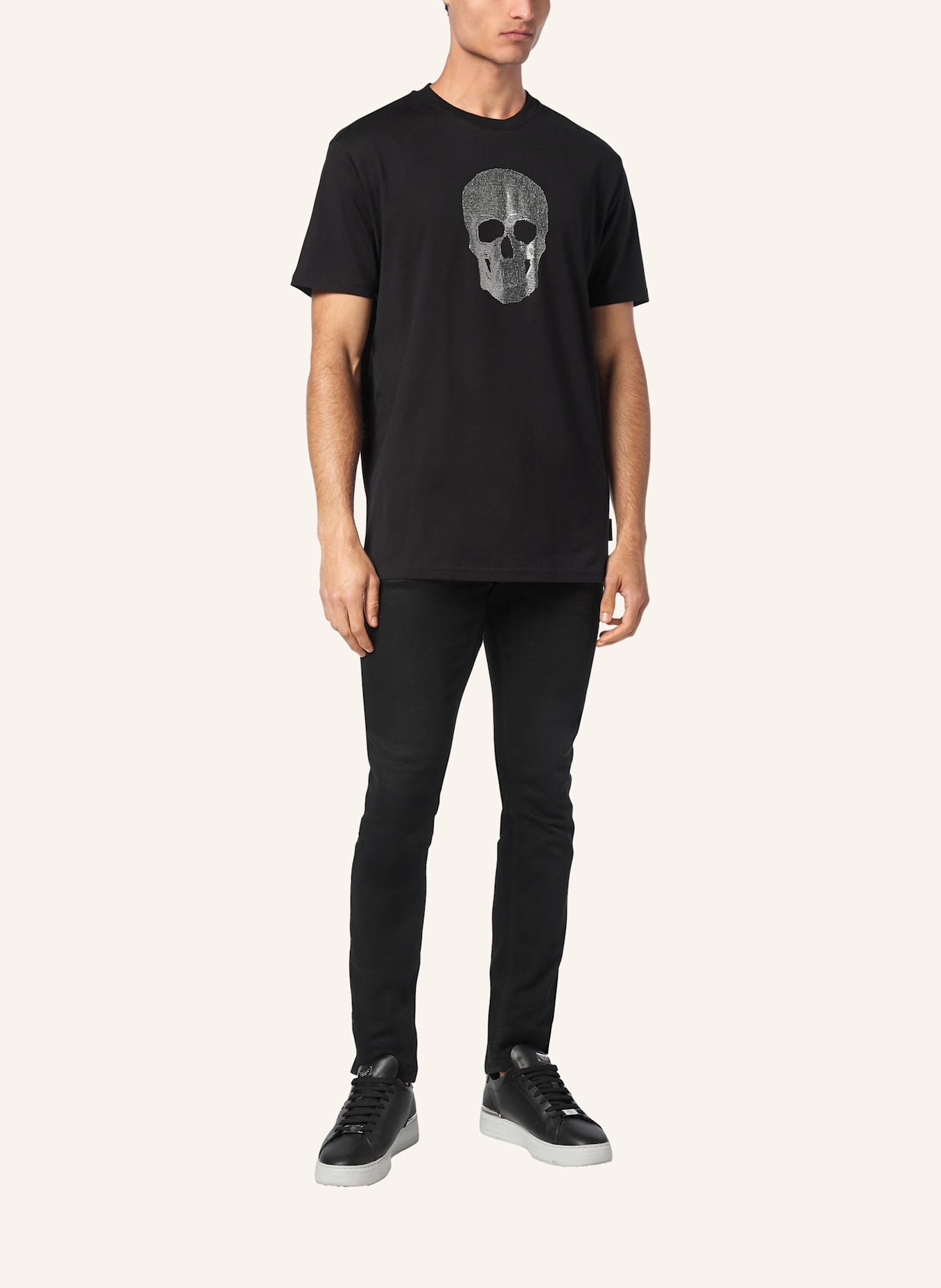 PHILIPP PLEIN PHILIPP PLEIN T-Shirt SKULL: SCHWARZ