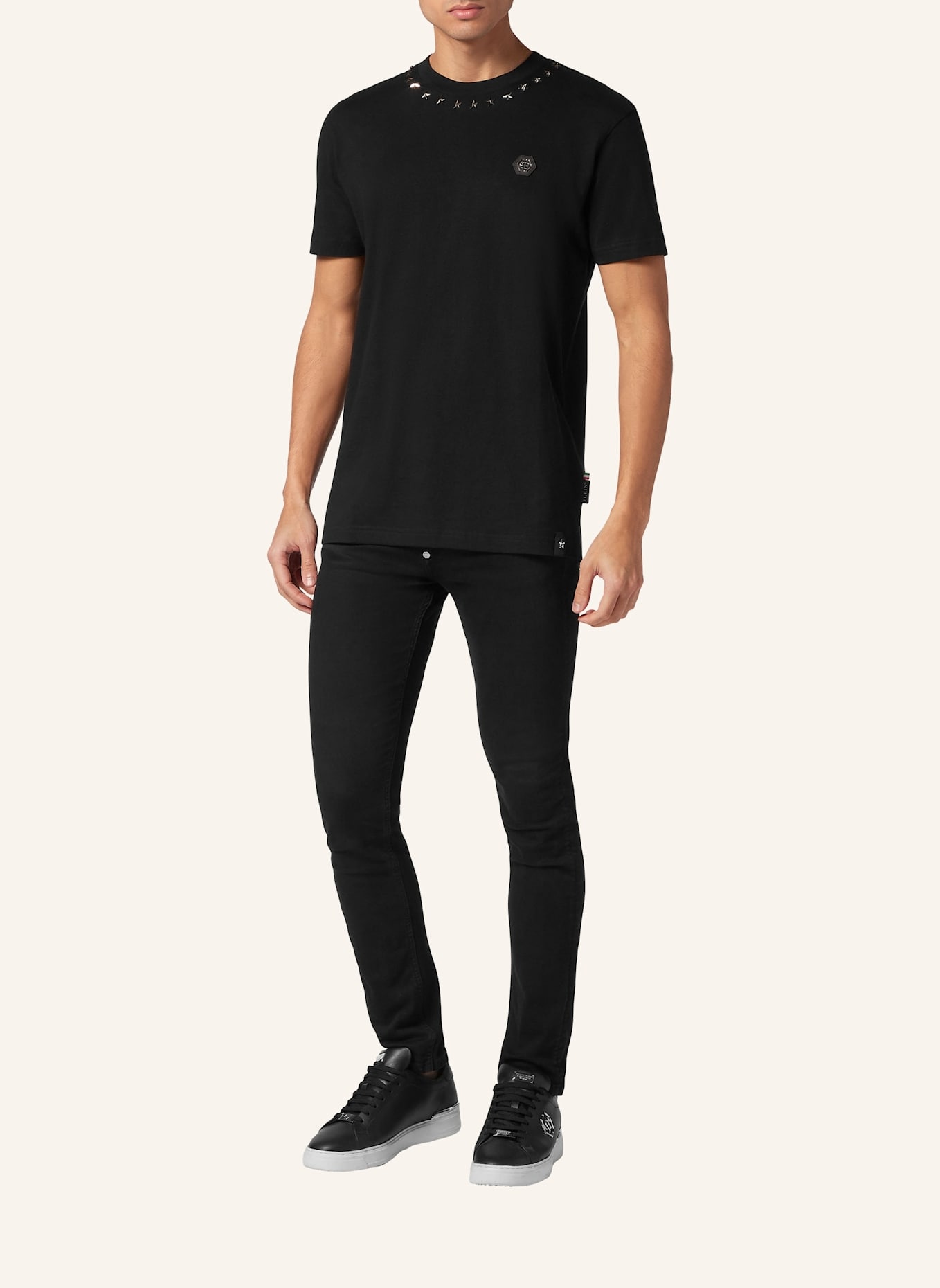 PHILIPP PLEIN PHILIPP PLEIN T-Shirt: SCHWARZ