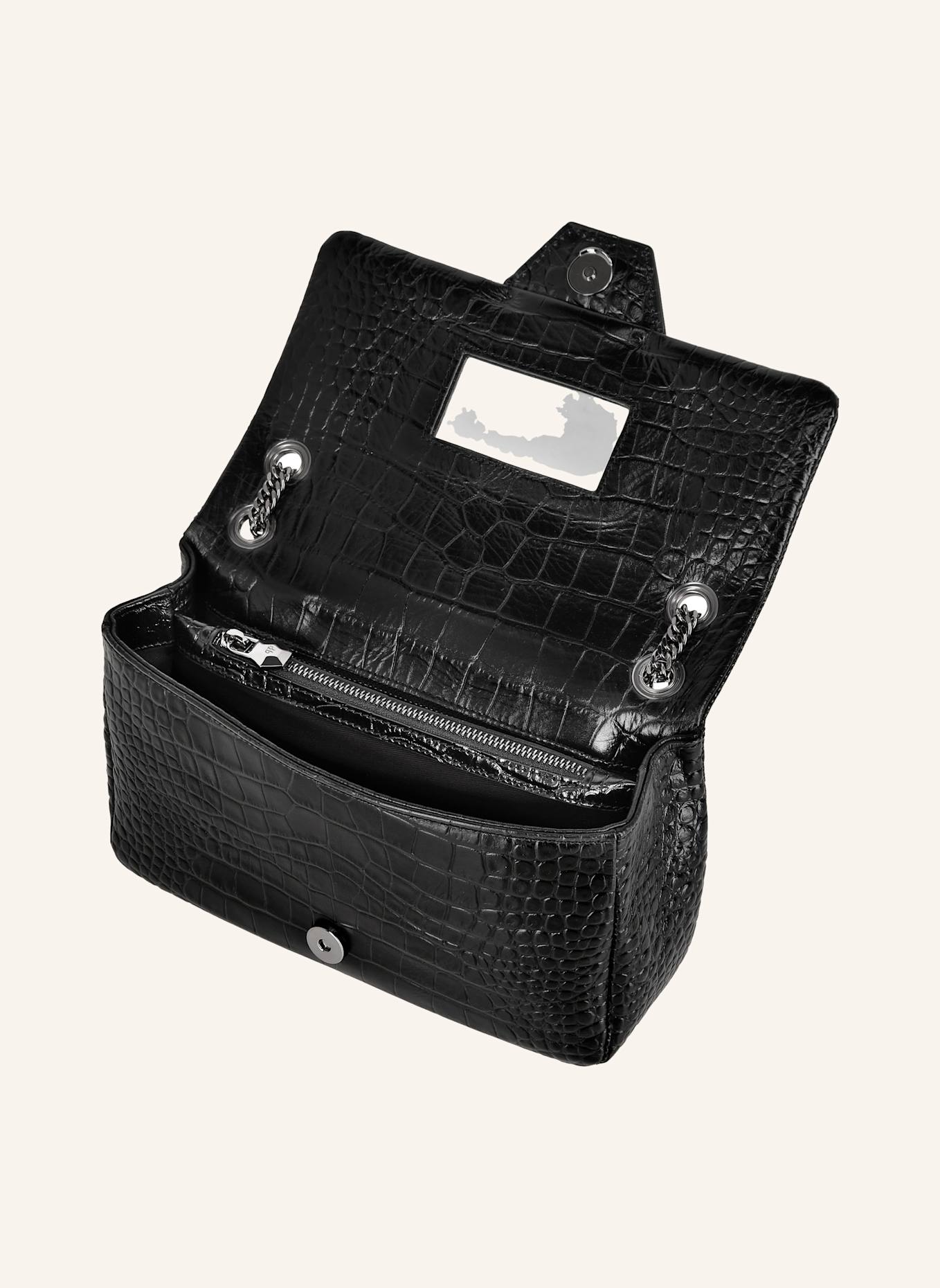 PHILIPP PLEIN PHILIPP PLEIN Schultertasche SKULL: SCHWARZ