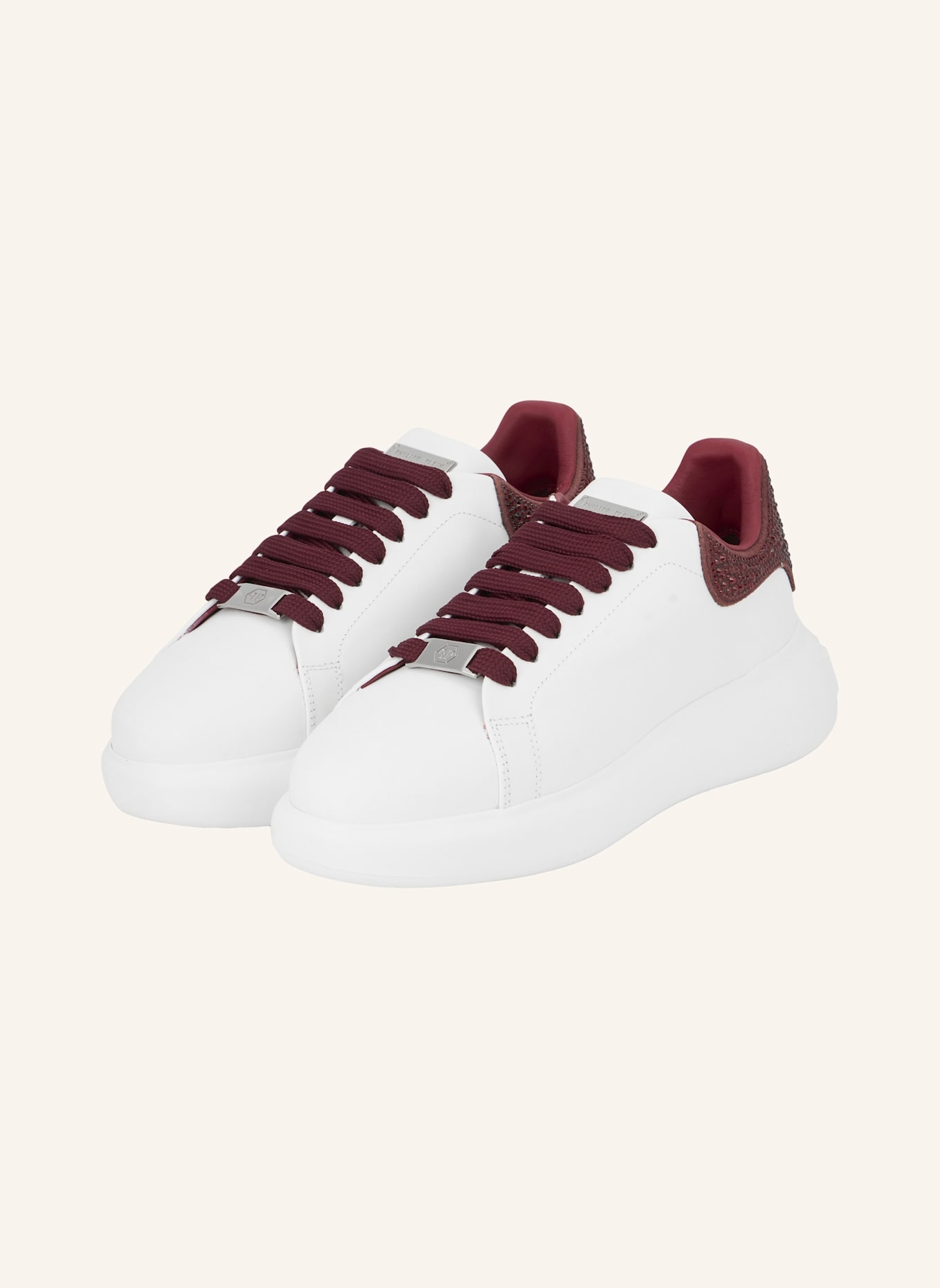 PHILIPP PLEIN Lo-Top Turnschuhe: ROT