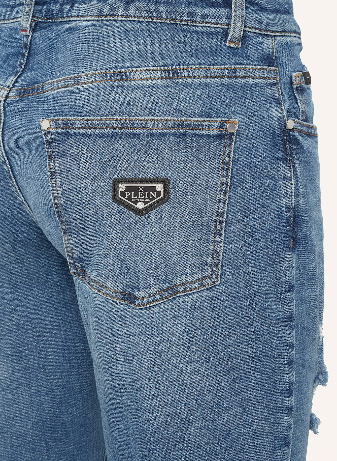 PHILIPP PLEIN Supergerader Schnitt: BLAU