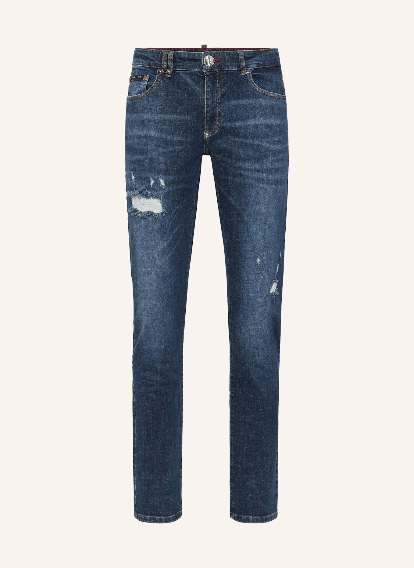 PHILIPP PLEIN Supergerader Schnitt: DUNKELBLAU