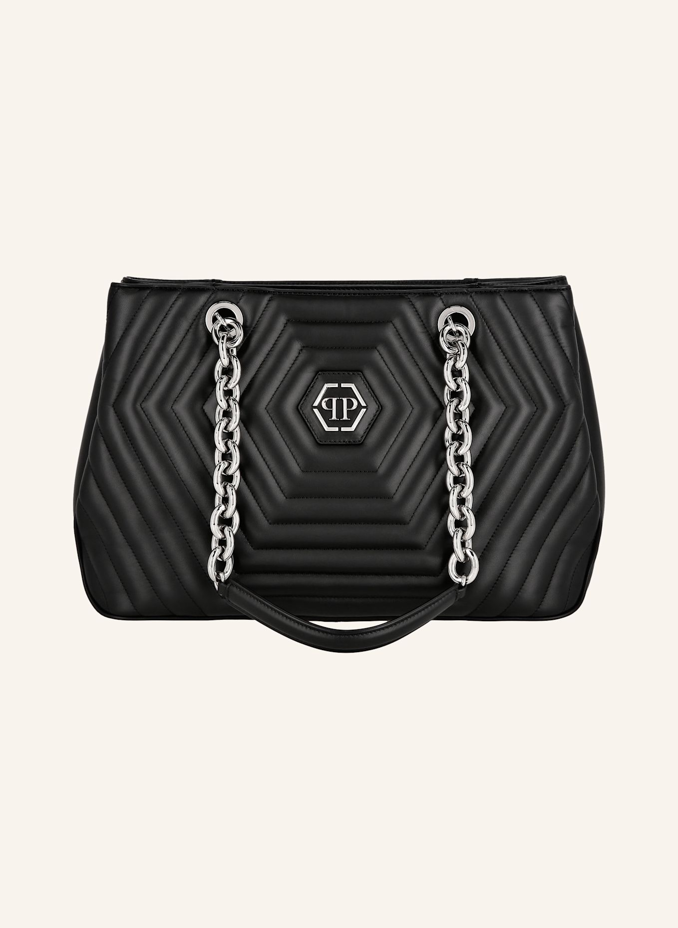 PHILIPP PLEIN PHILIPP PLEIN Schultertasche HEXAGON: SCHWARZ