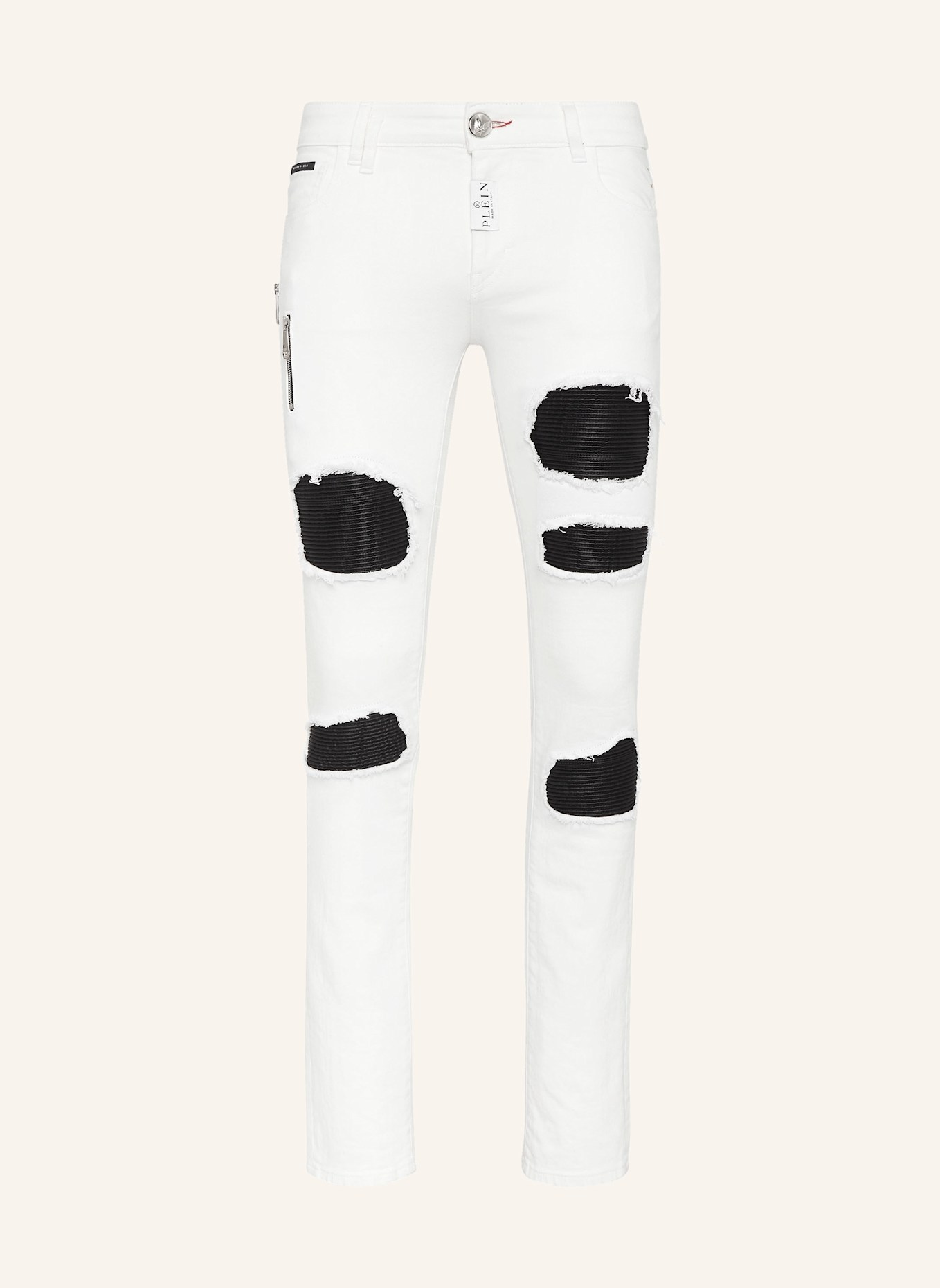 PHILIPP PLEIN Slim Jeans ROCK STAR Fit: WEISS