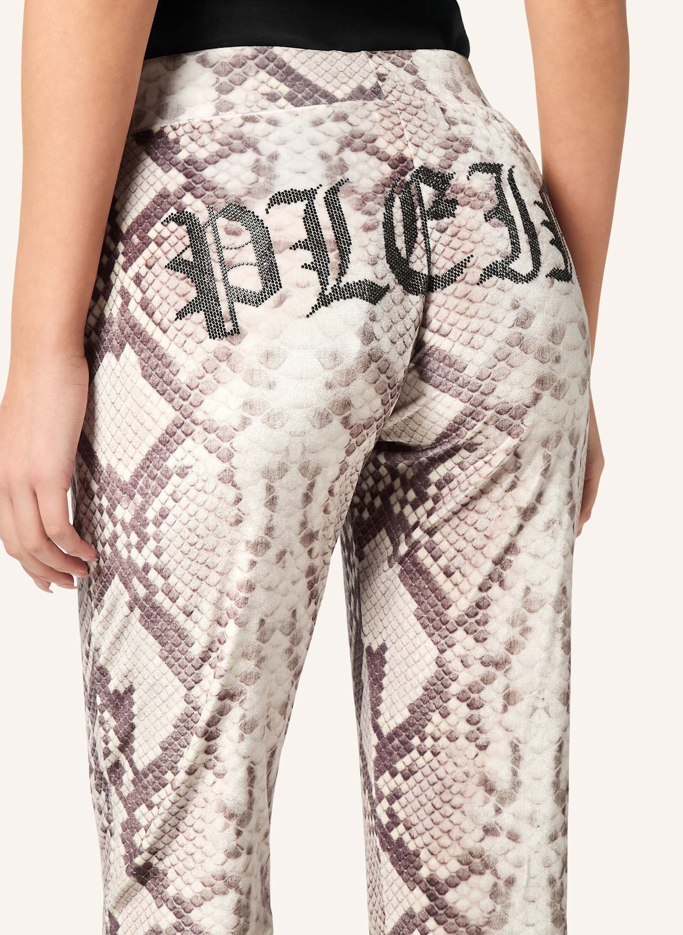 PHILIPP PLEIN PHILIPP PLEIN Jogginghose PYTHON: BEIGE