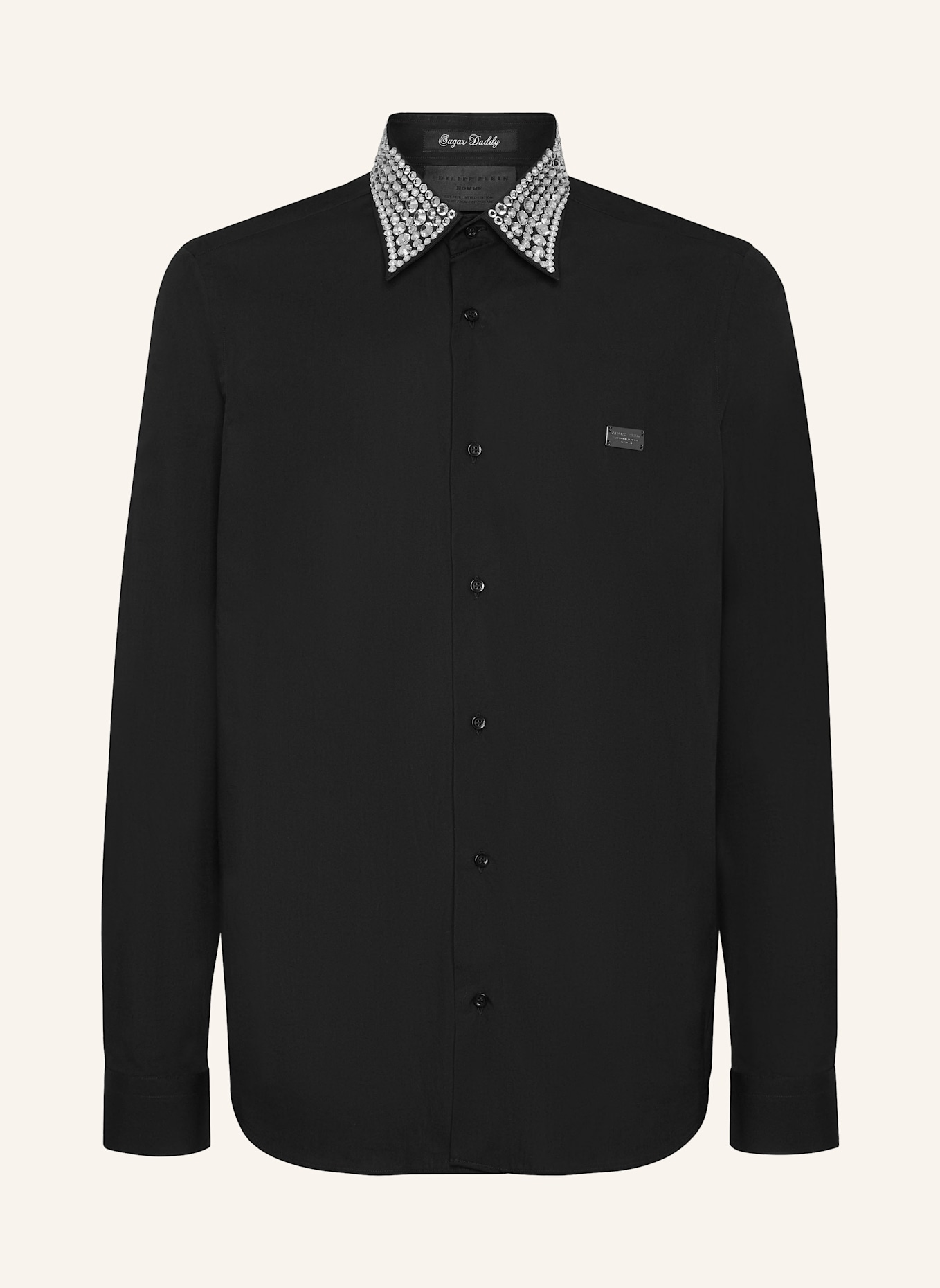 PHILIPP PLEIN PHILIPP PLEIN Hemd Slim Fit: SCHWARZ