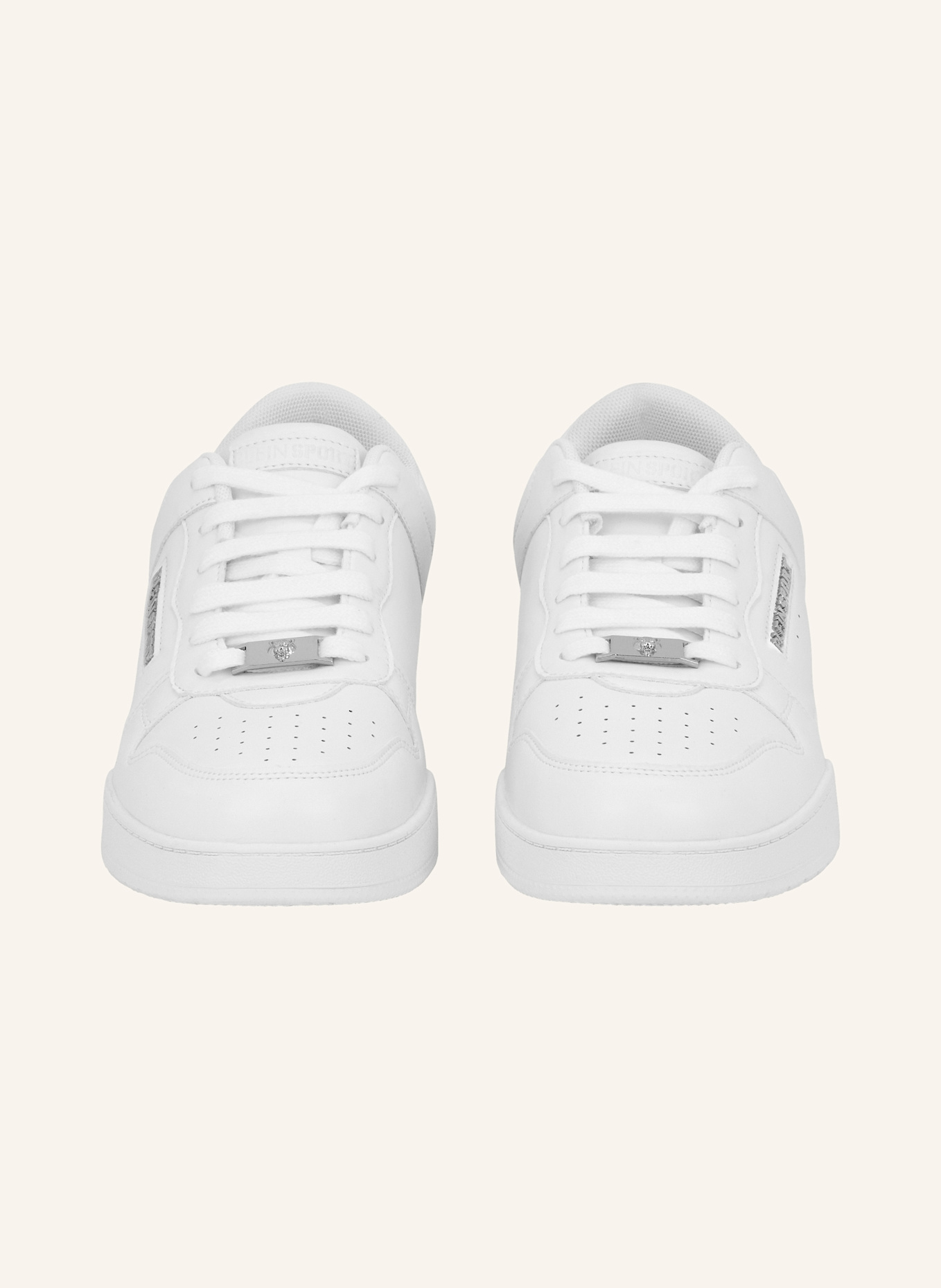 PLEIN SPORT Lo-Top Turnschuhe: WEISS