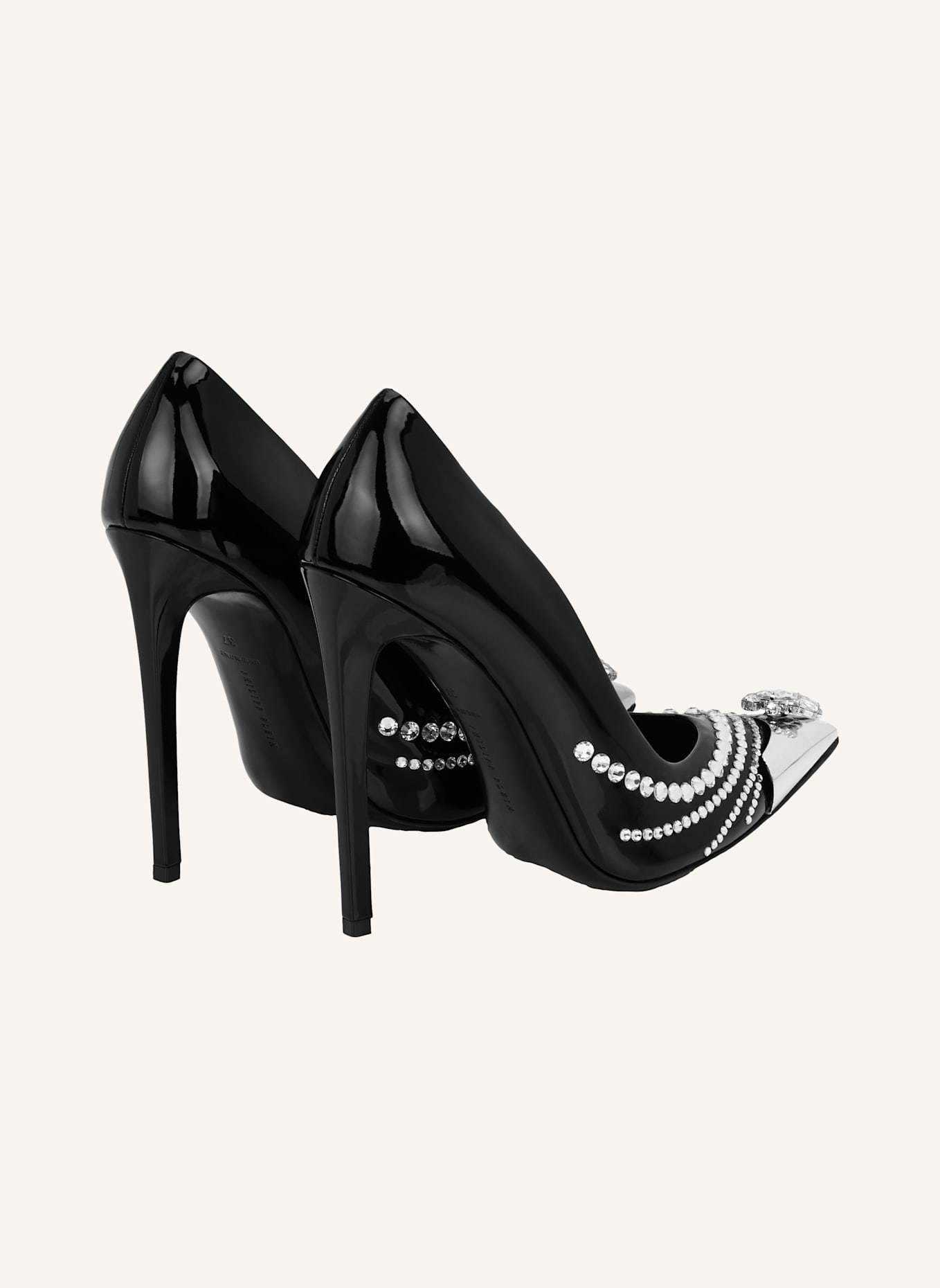 PHILIPP PLEIN Dekolleté Hi-Heels: SCHWARZ