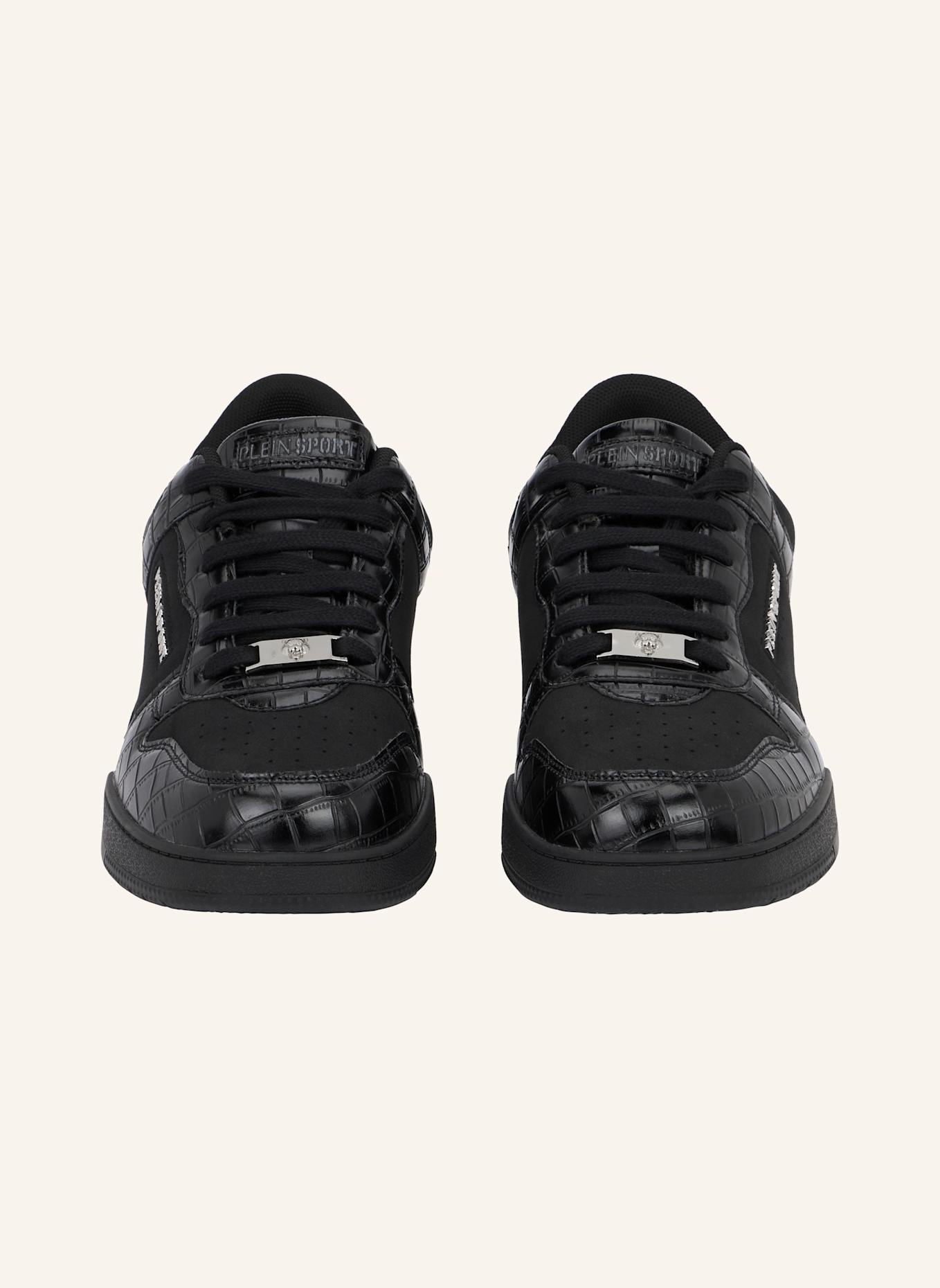 PLEIN SPORT Lo-Top Turnschuhe: SCHWARZ