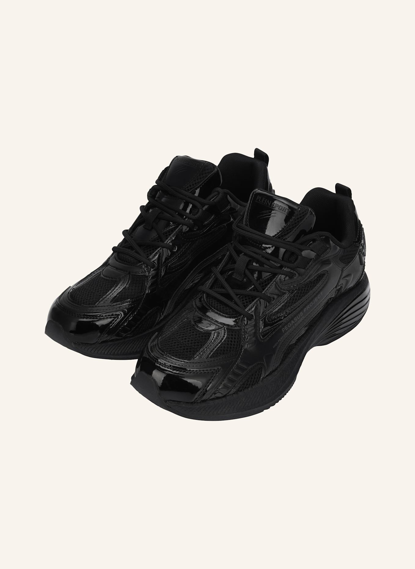 PLEIN SPORT PLEIN SPORT Lo-Top Turnschuhe: SCHWARZ