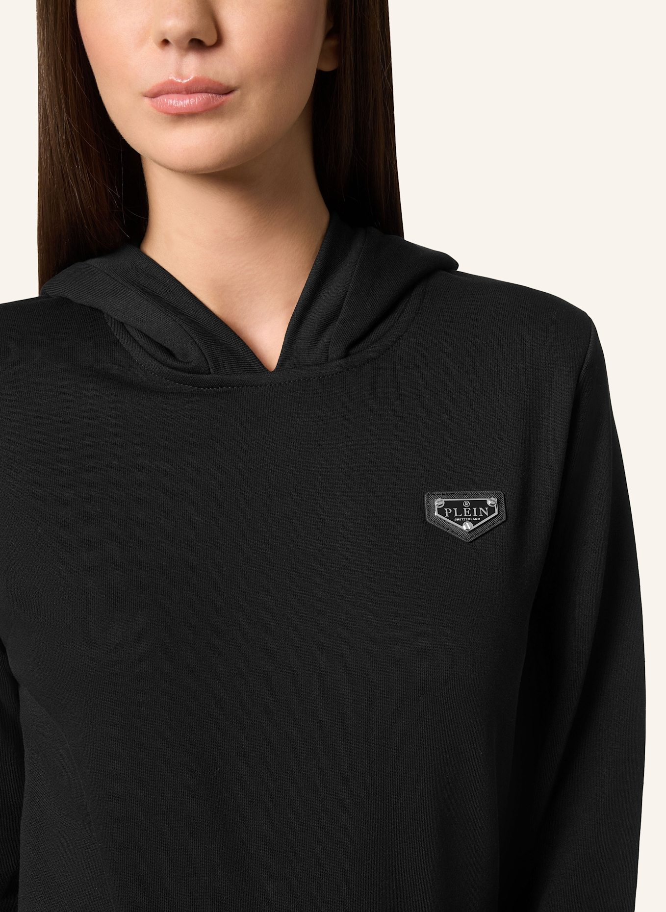 PHILIPP PLEIN PHILIPP PLEIN Hoodie ICONIC PLEIN: SCHWARZ