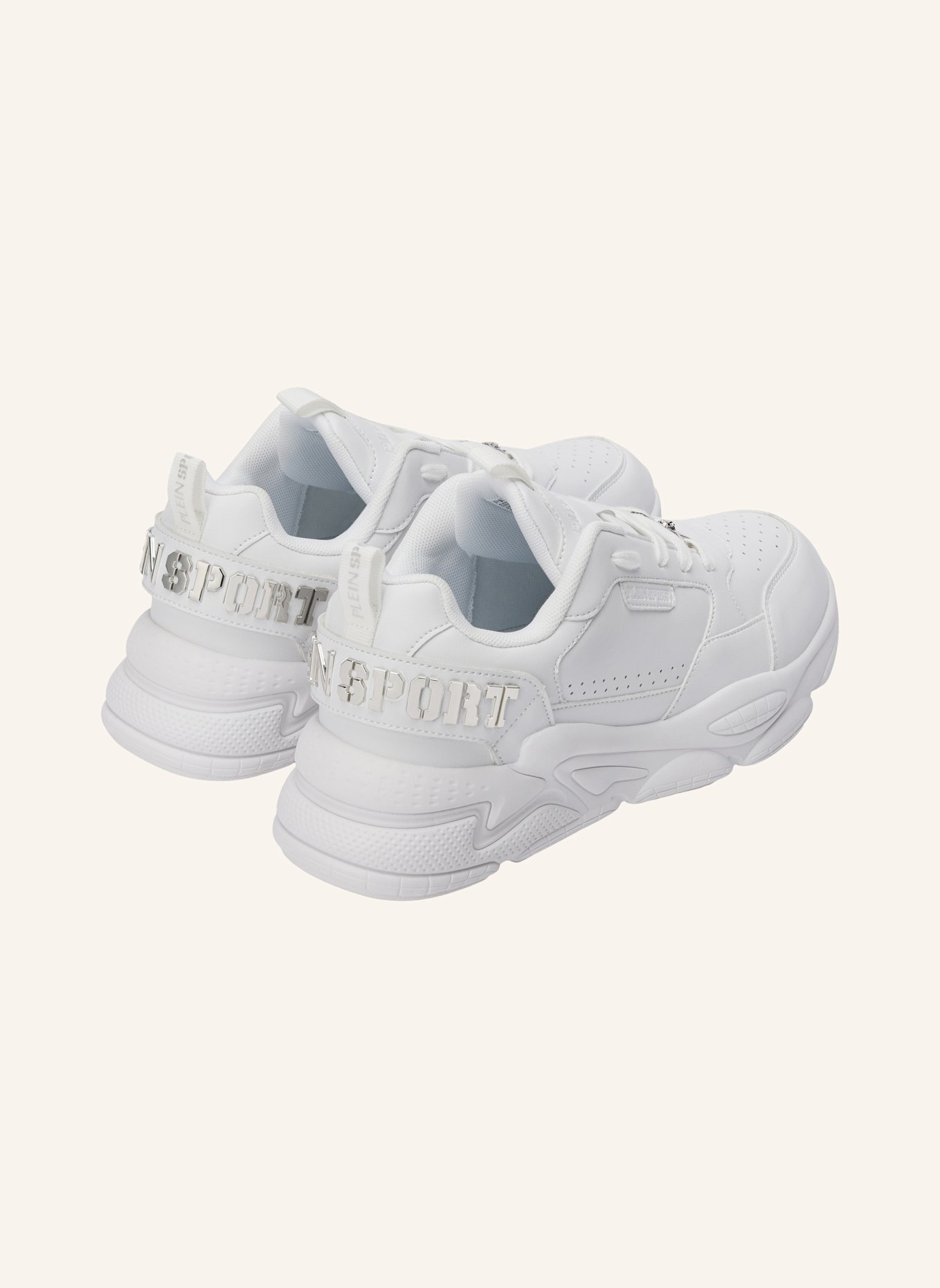 PLEIN SPORT PLEIN SPORT Lo-Top Turnschuhe: WEISS