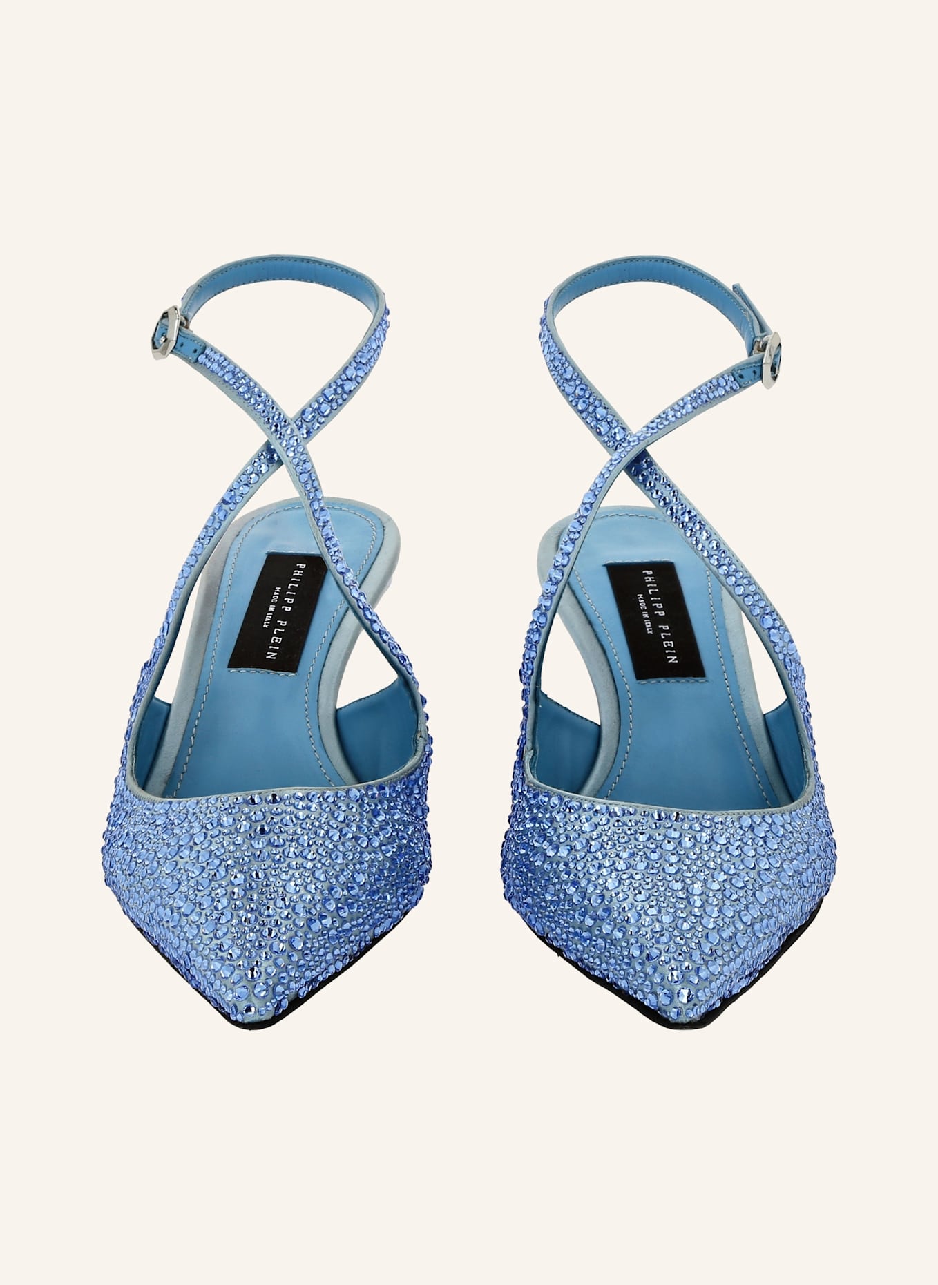 PHILIPP PLEIN Slingback-Schuhe: HELLBLAU
