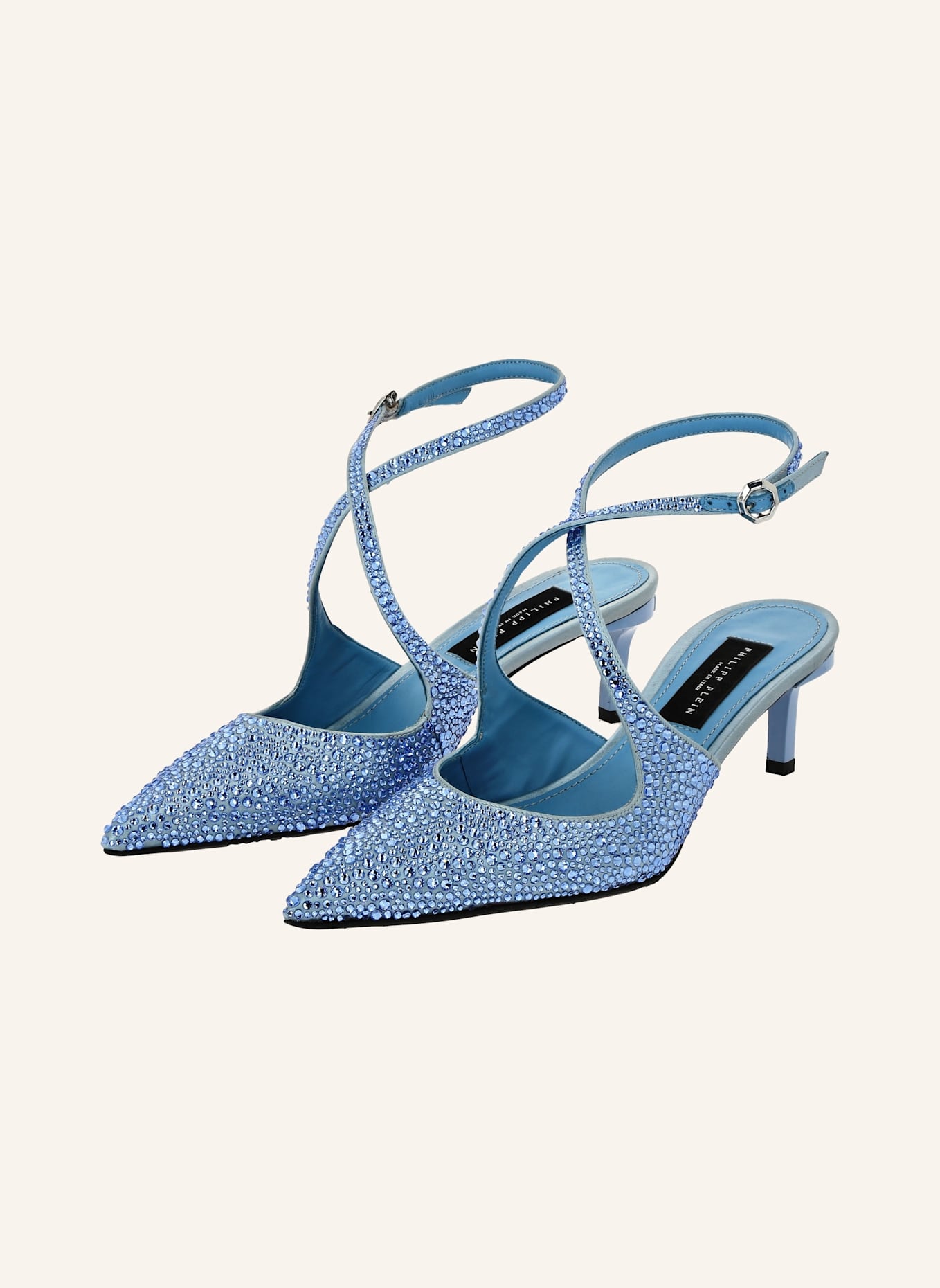 PHILIPP PLEIN Slingback-Schuhe: HELLBLAU