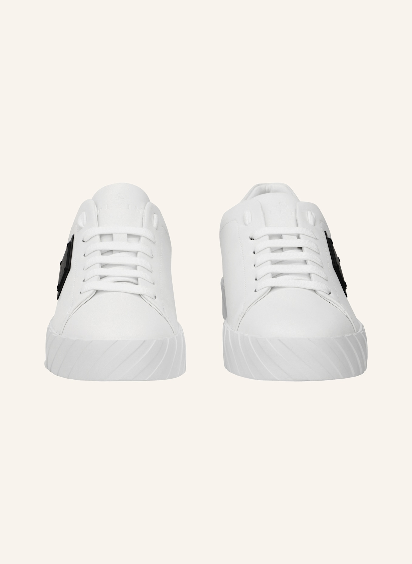 PHILIPP PLEIN Lo-Top Turnschuhe PLACCA: WEISS