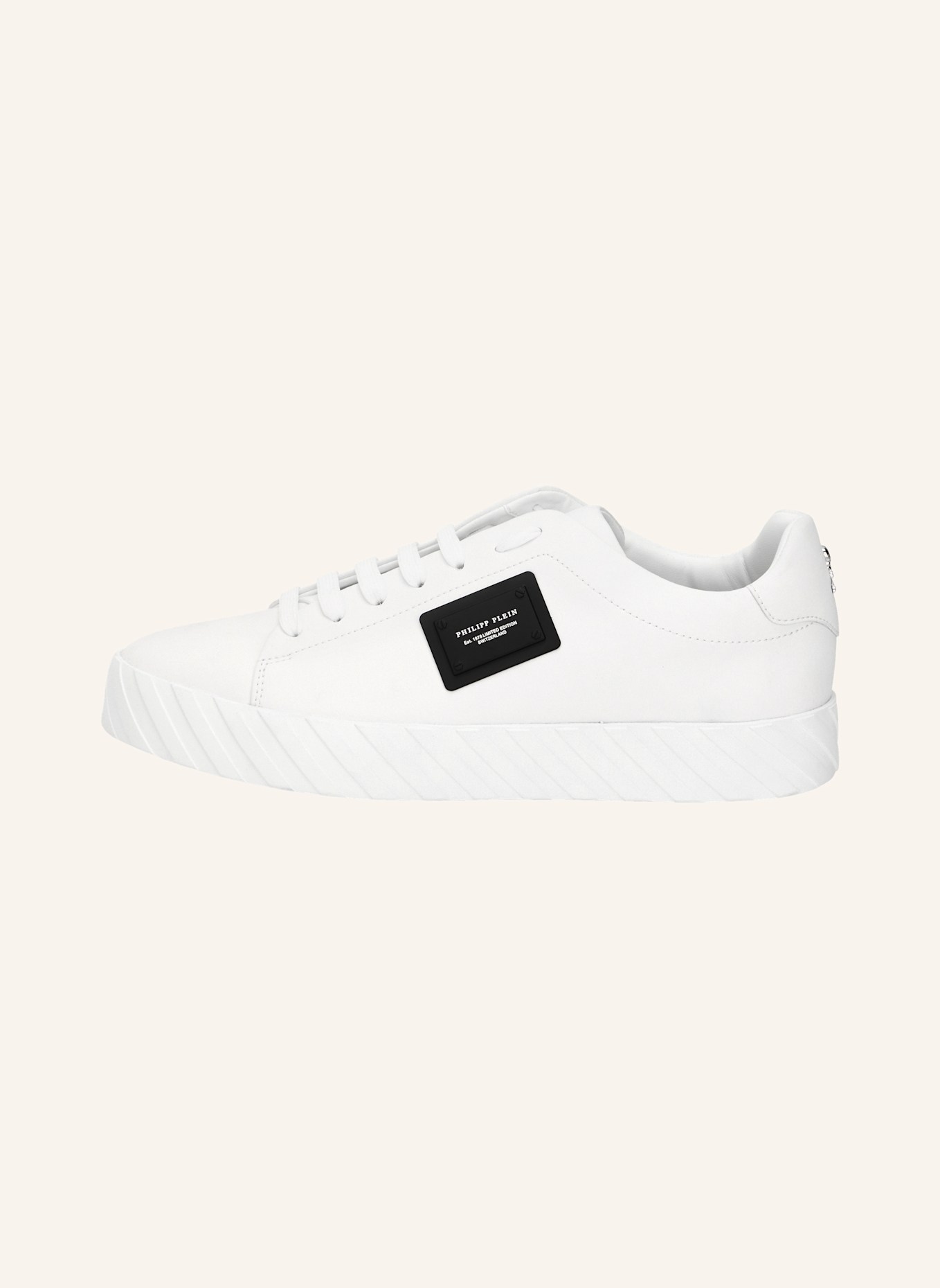 PHILIPP PLEIN Lo-Top Turnschuhe PLACCA: WEISS