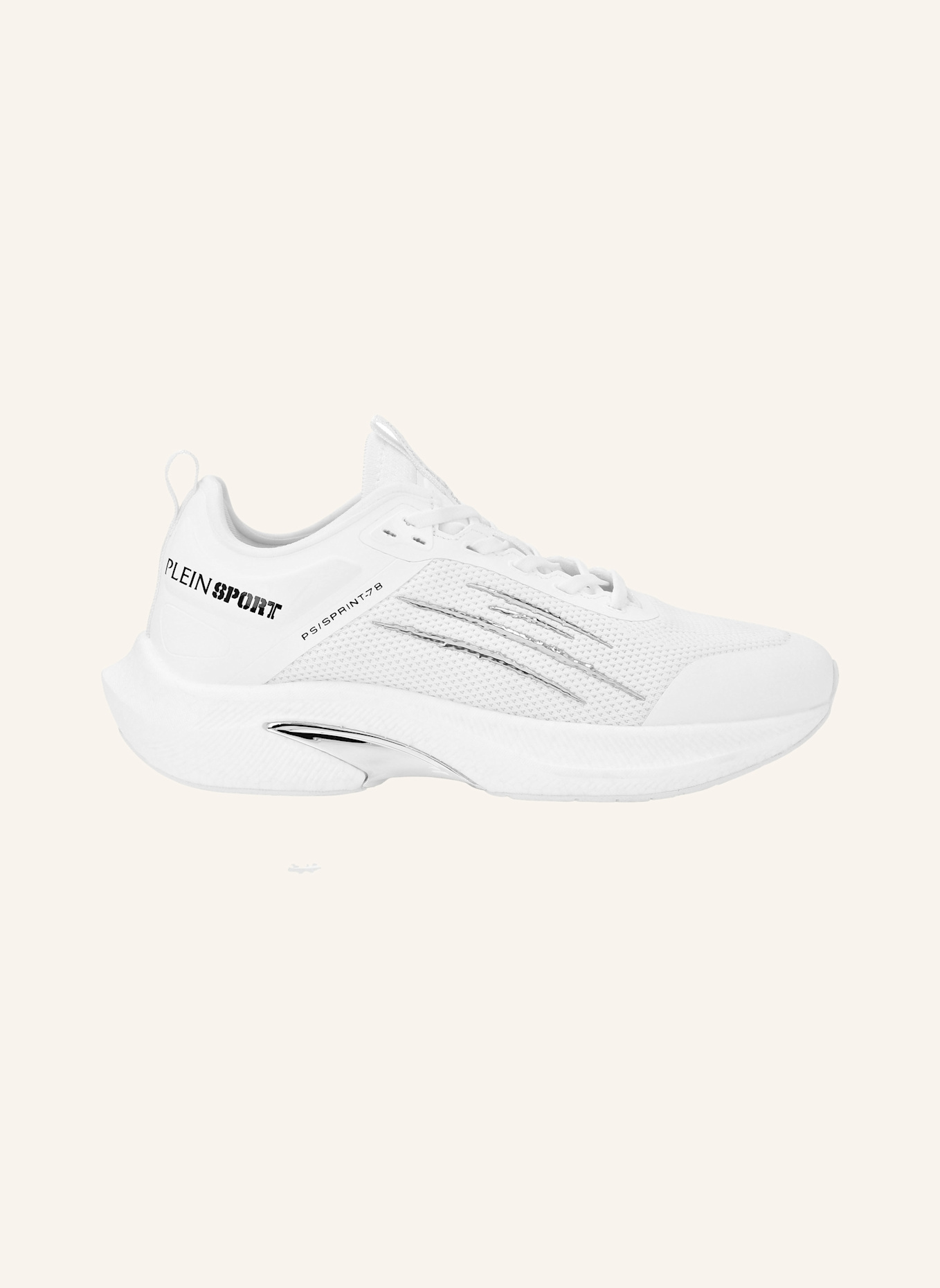PLEIN SPORT Läufer Sneaker: WEISS