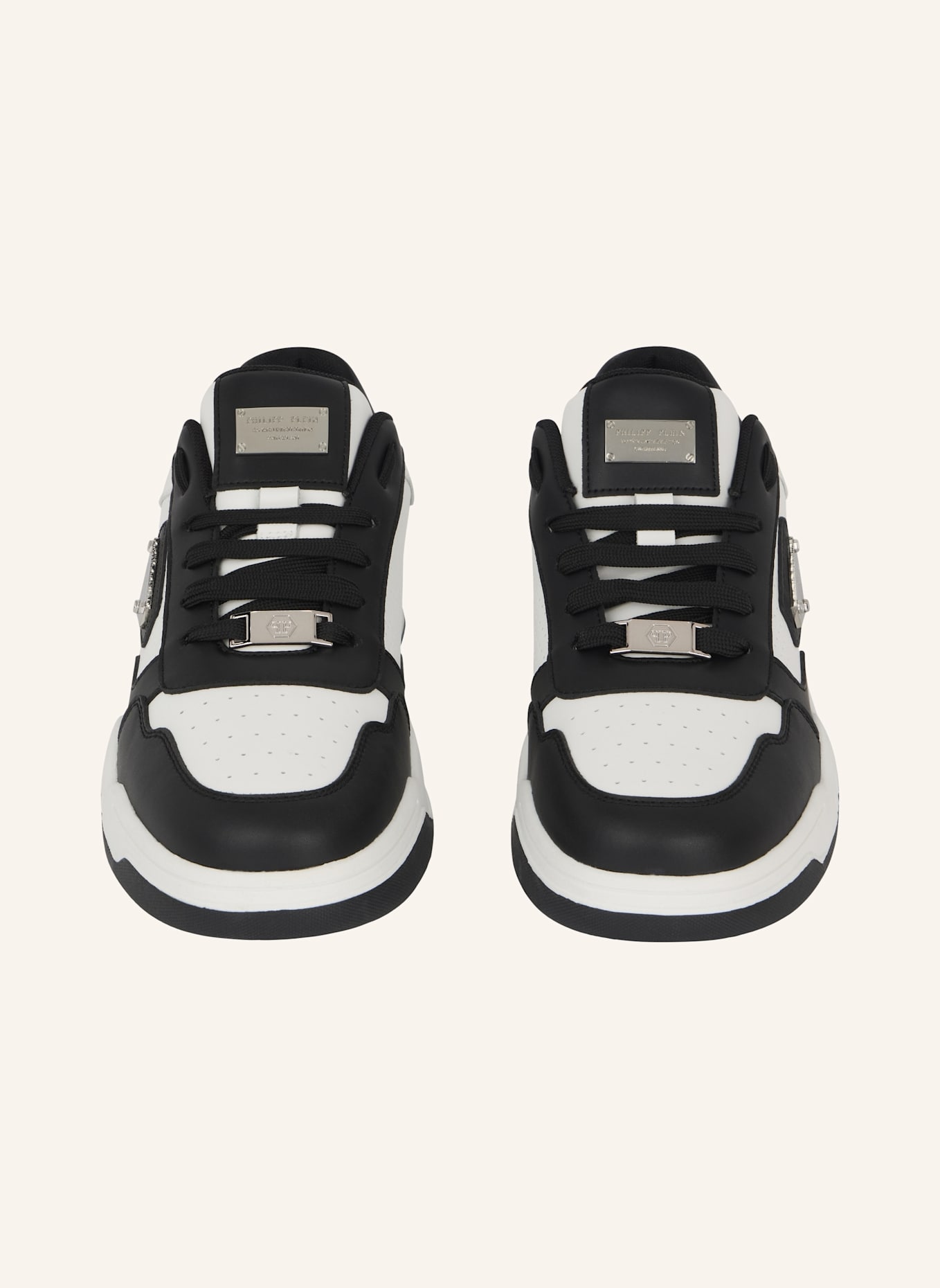 PHILIPP PLEIN Lo-Top Turnschuhe STREET: WEISS