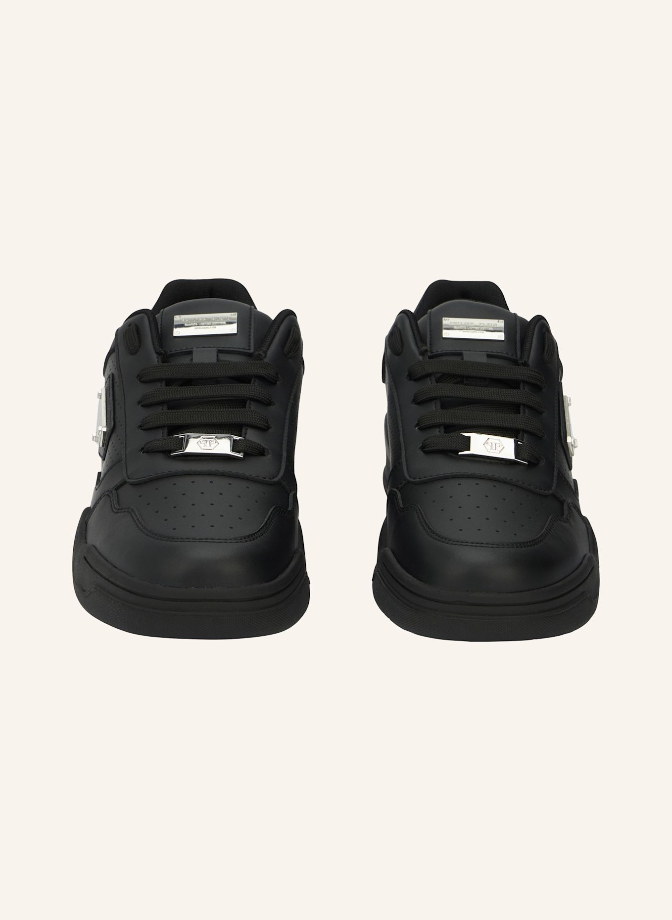 PHILIPP PLEIN Lo-Top Turnschuhe STREET: SCHWARZ